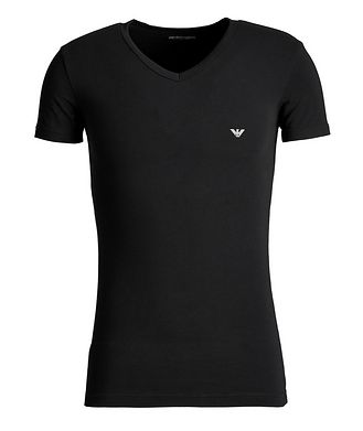 Emporio Armani Stretch-Cotton V-Neck T-Shirt