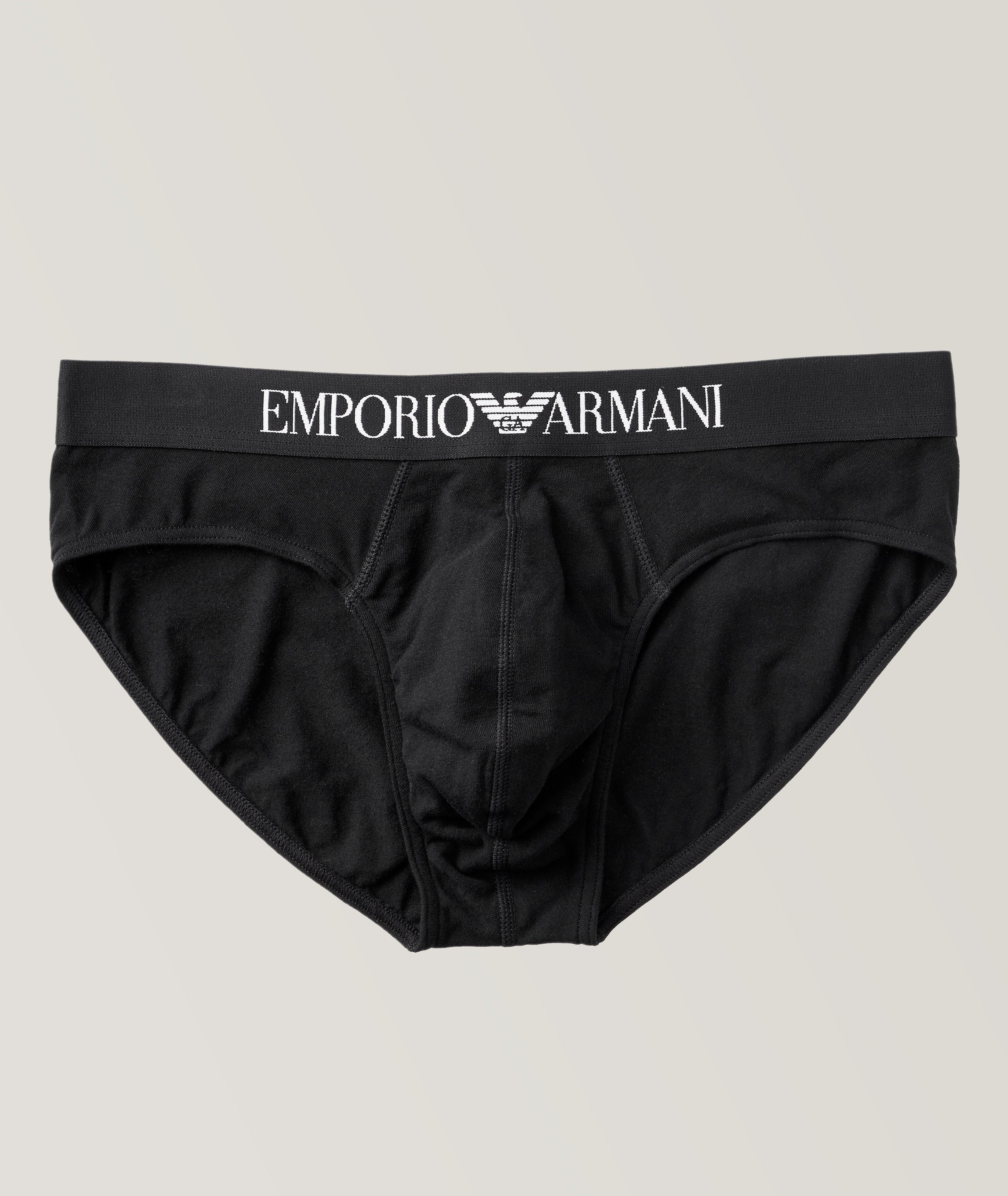 Emporio Armani Stretch-Cotton Briefs, Underwear
