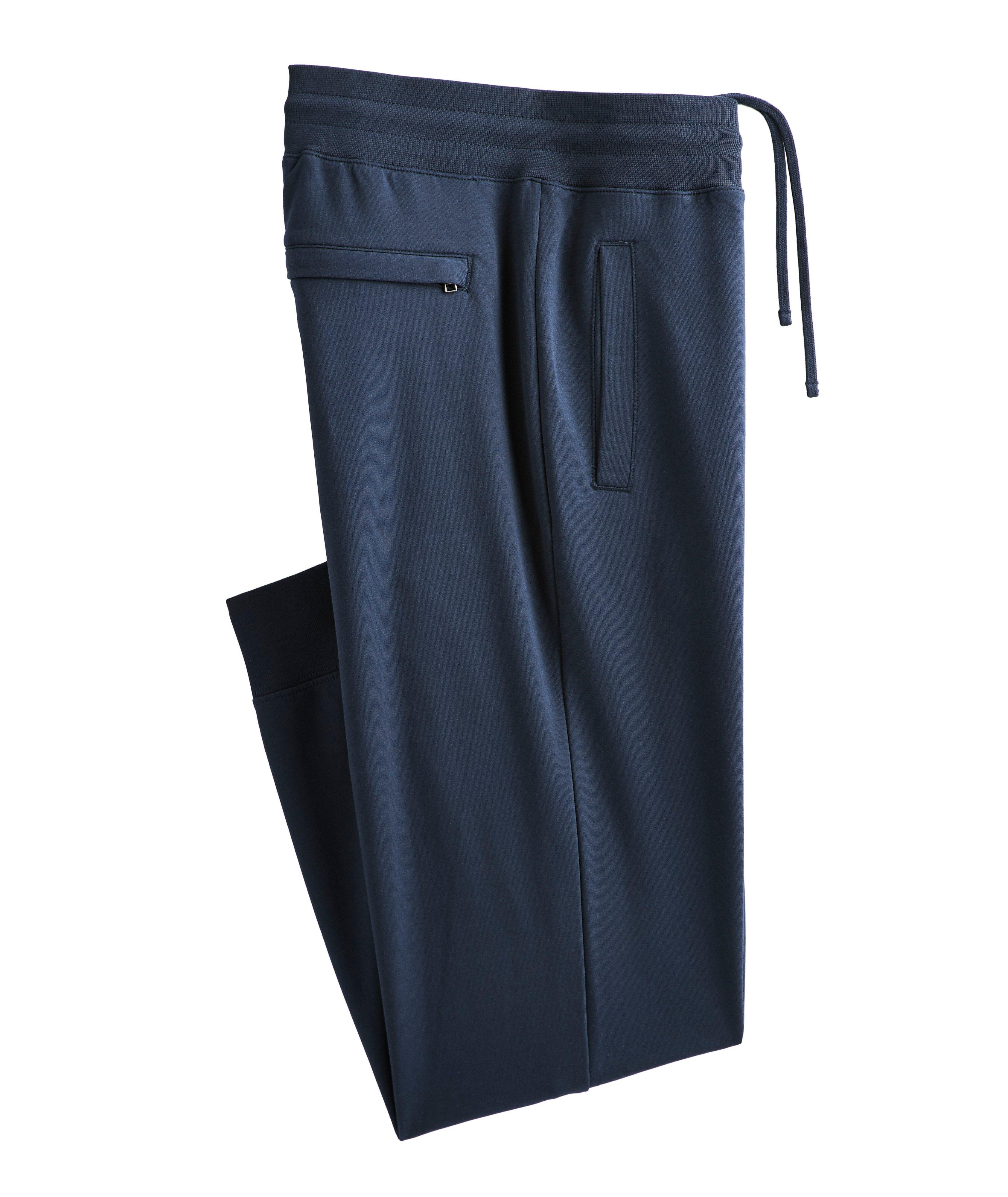 Pantalon sport en coton extensible image 0