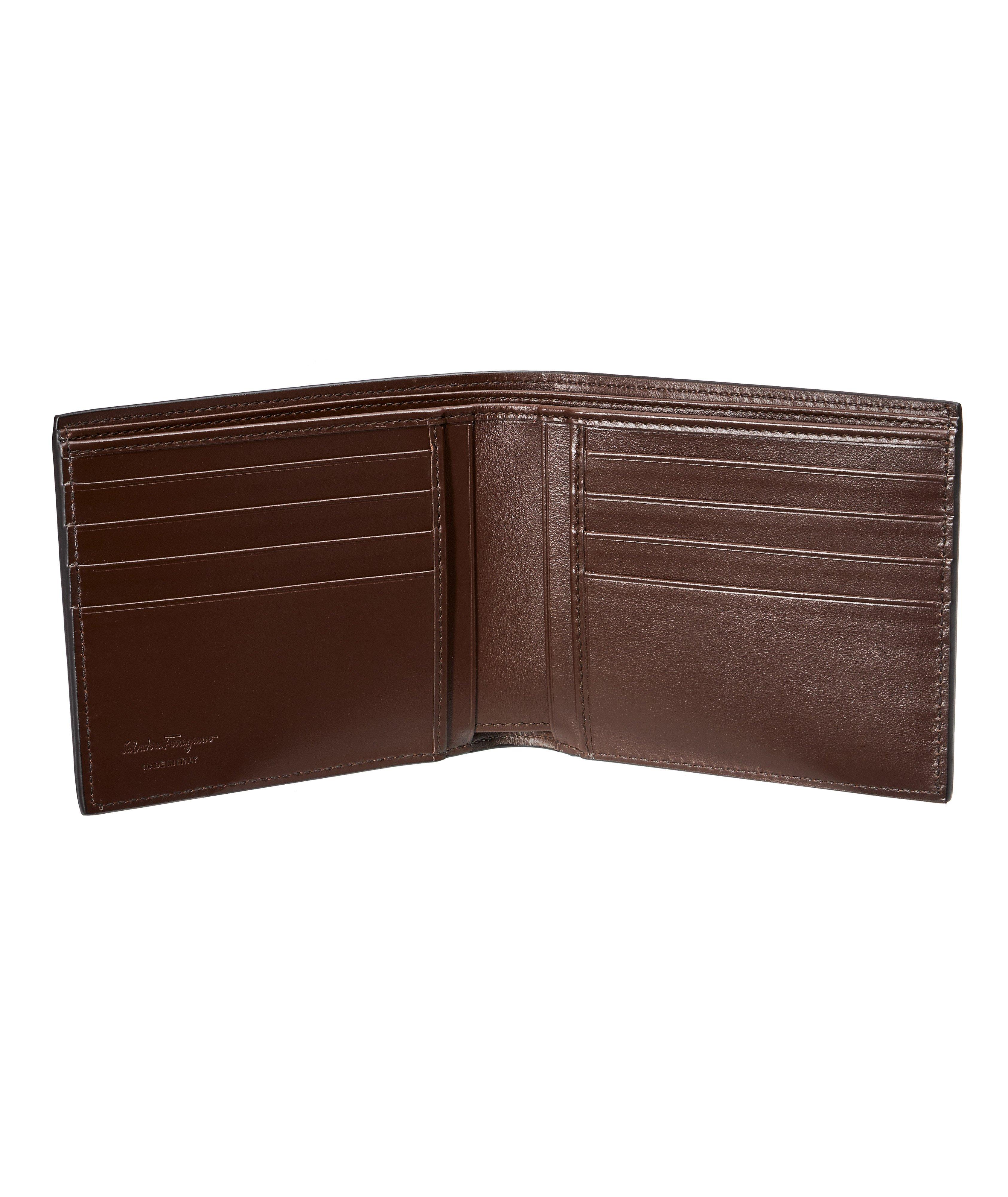 Salvatore Ferragamo Gancini Embossed Leather Bifold Wallet | Wallets ...