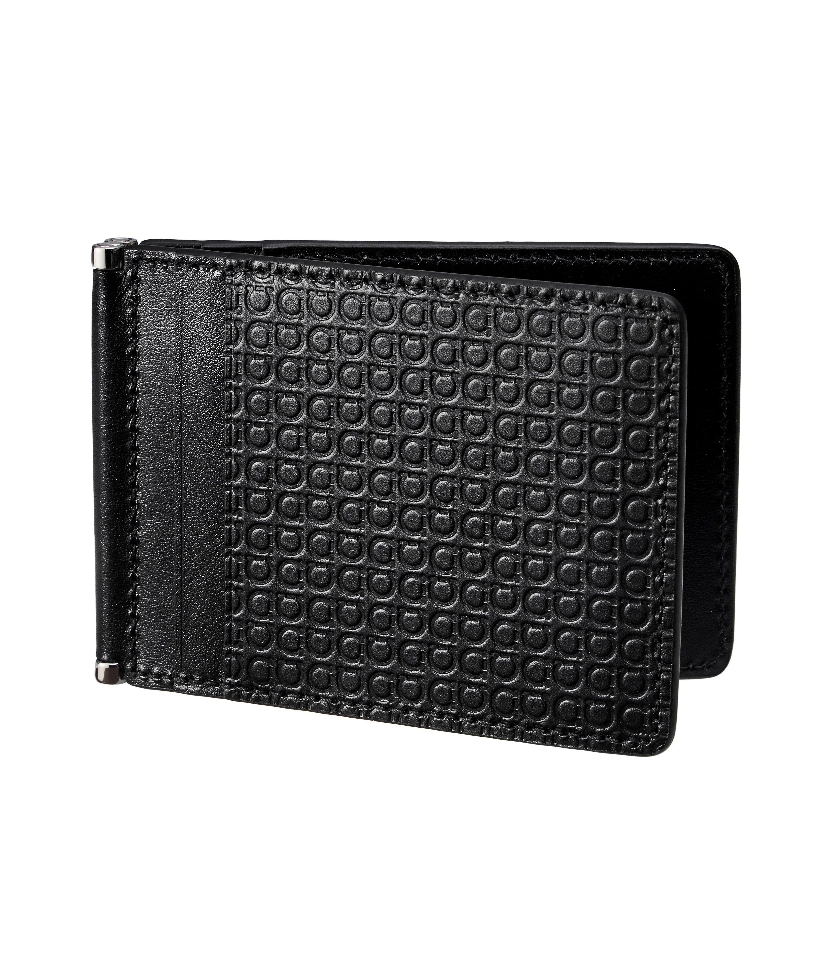 Gancini Embossed Leather Bifold Cardholder image 0