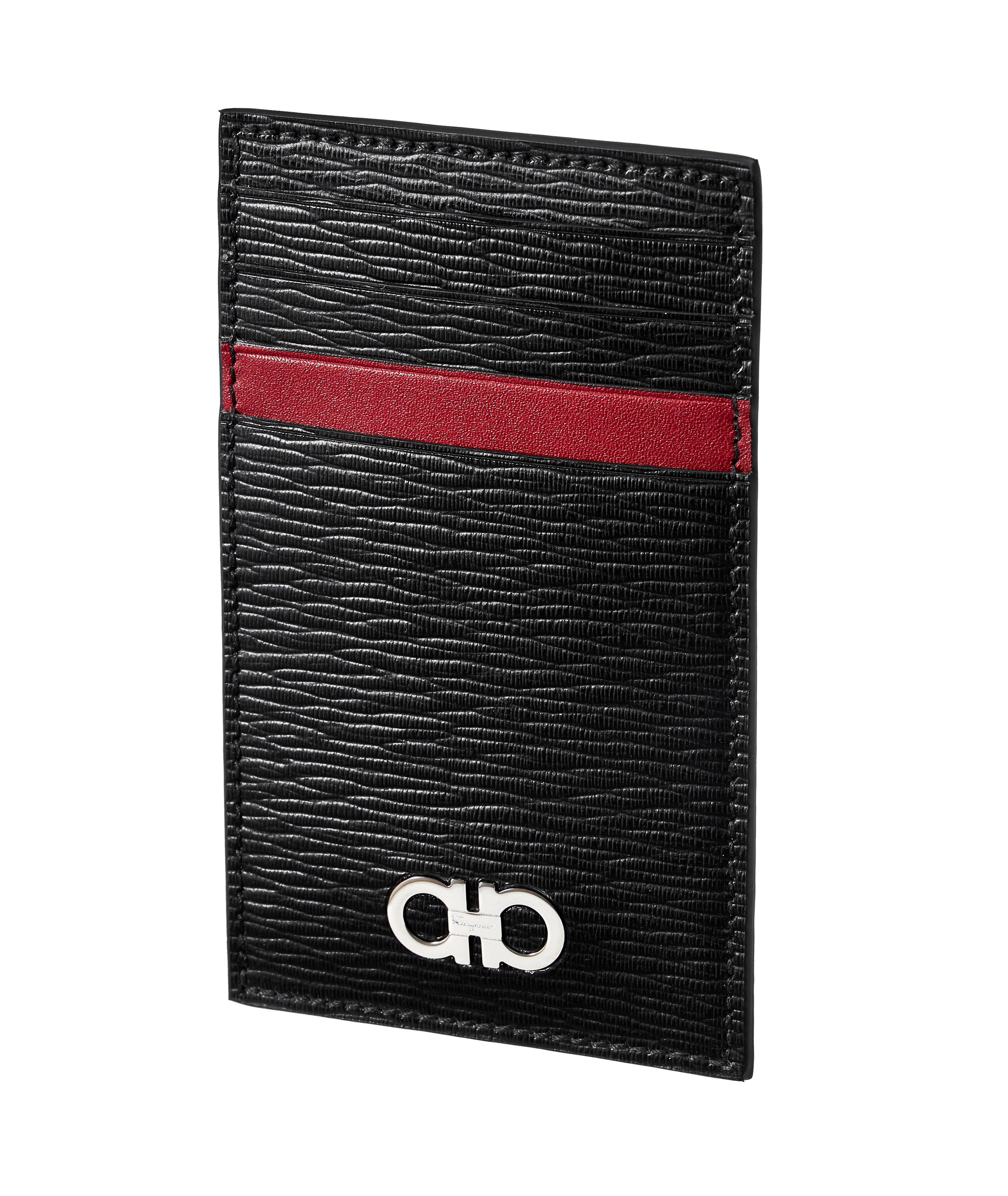 Leather Cardholder with Money Clip image 0