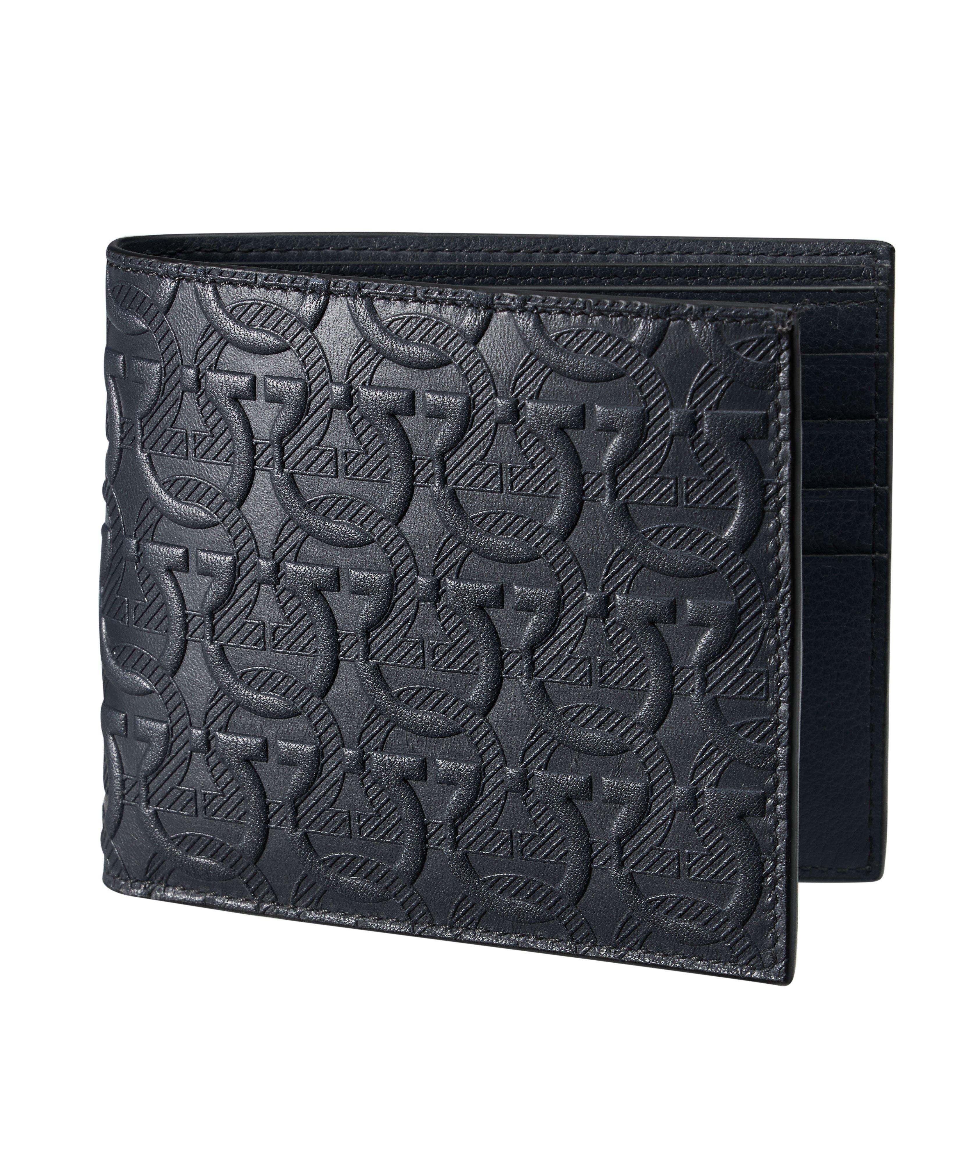 Gancini Embossed Leather Bifold Wallet image 0