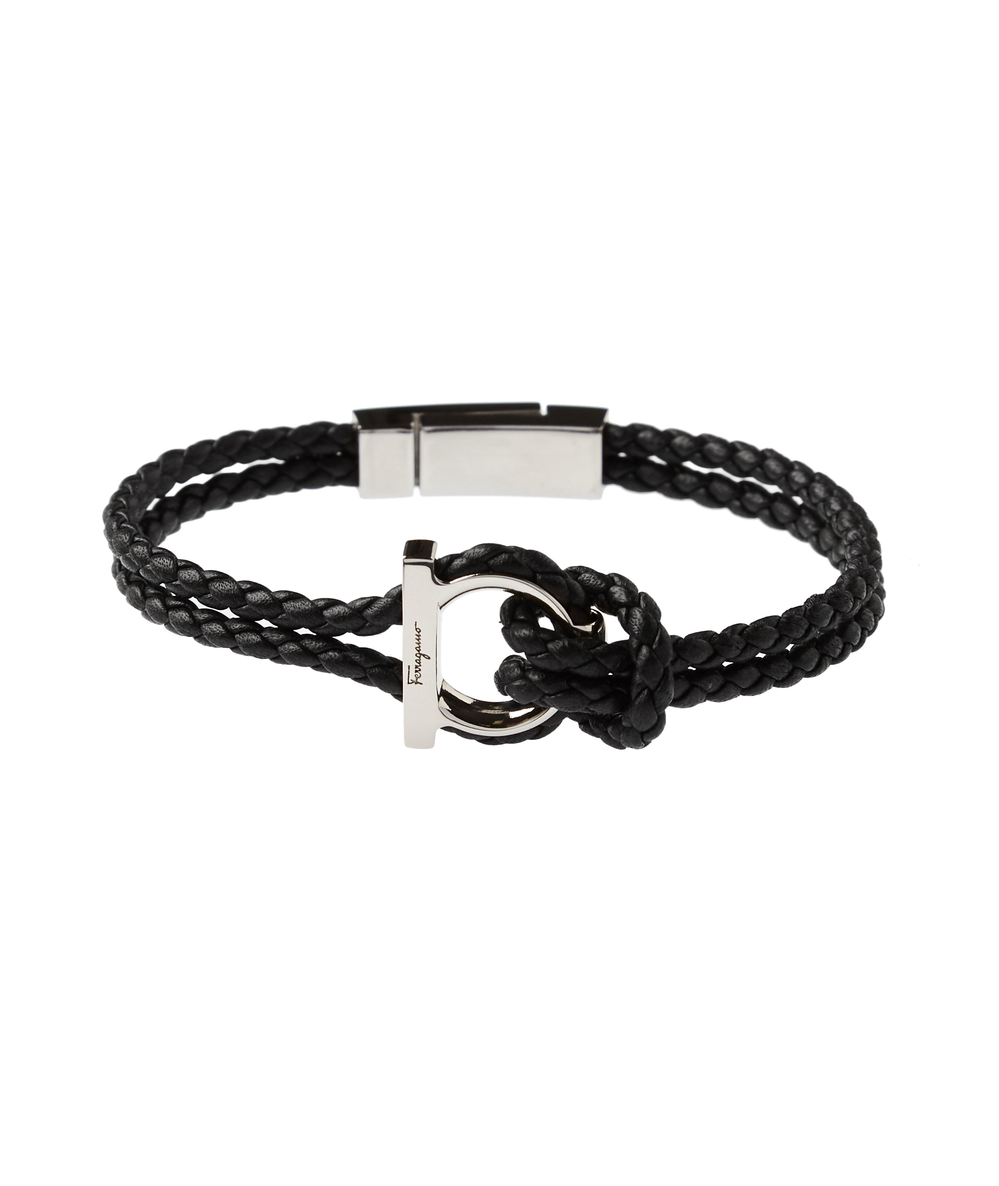 GanciniI Braided Leather Bracelet image 0