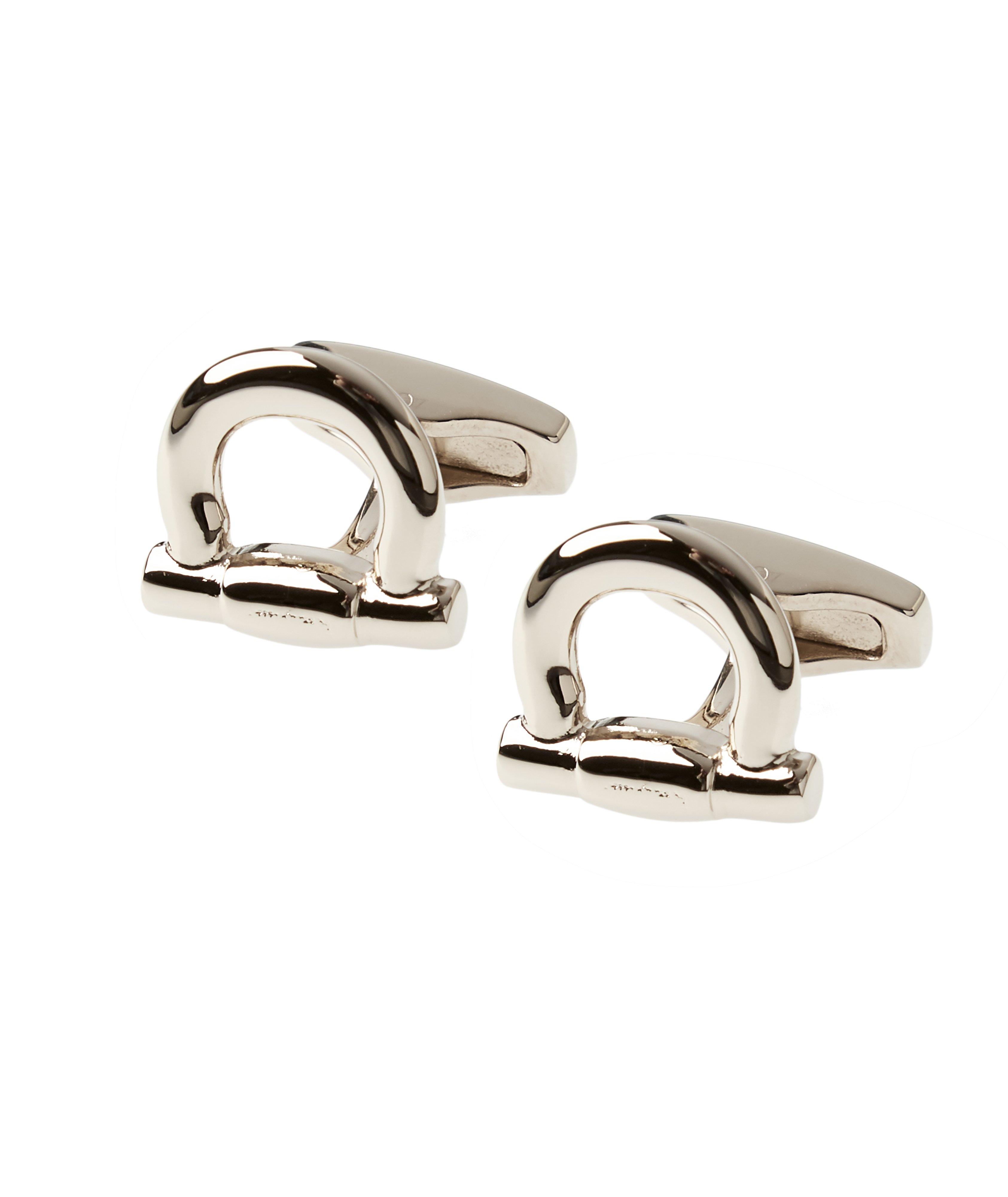 Ferragamo Logoed Brass Cufflinks Jewellery & Cufflinks Harry Rosen