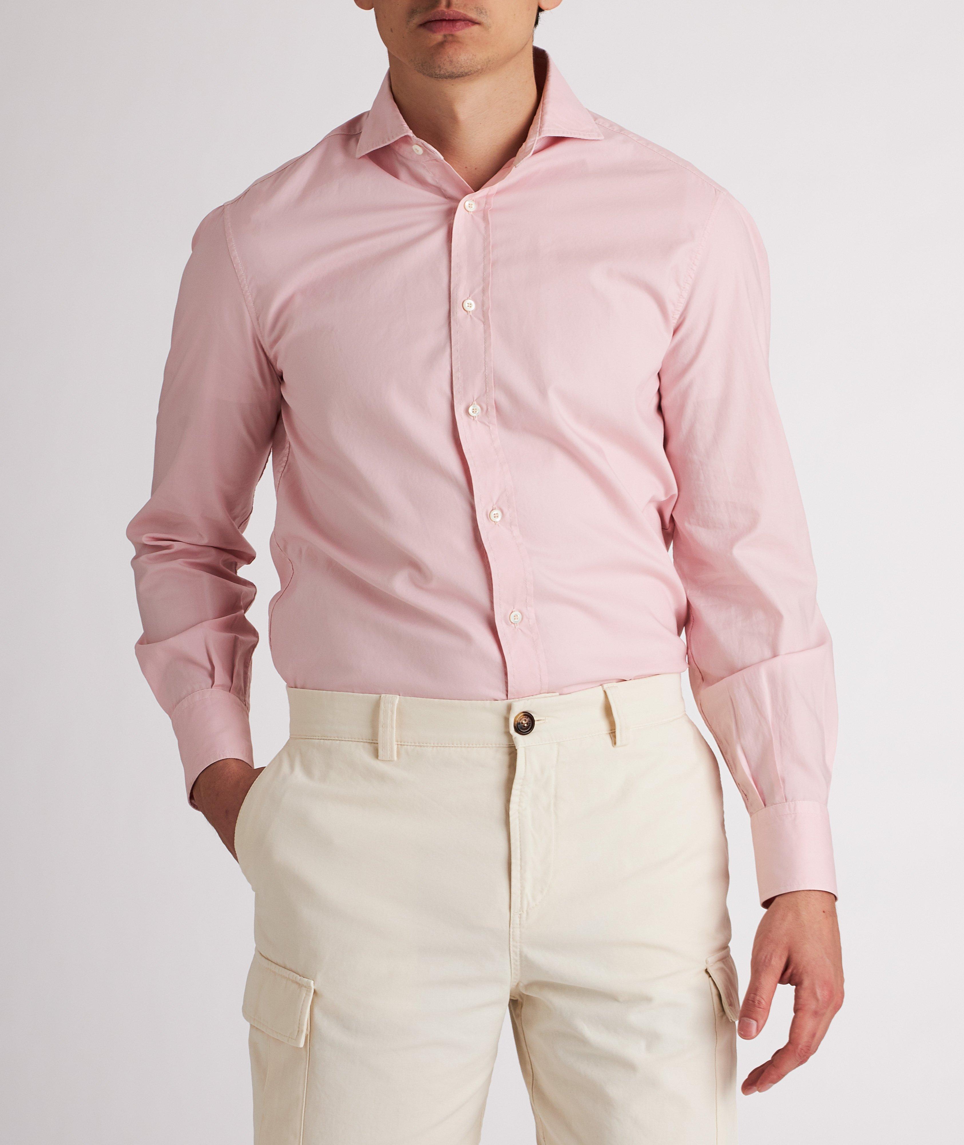 Chemise en coton de coupe contemporaine image 1
