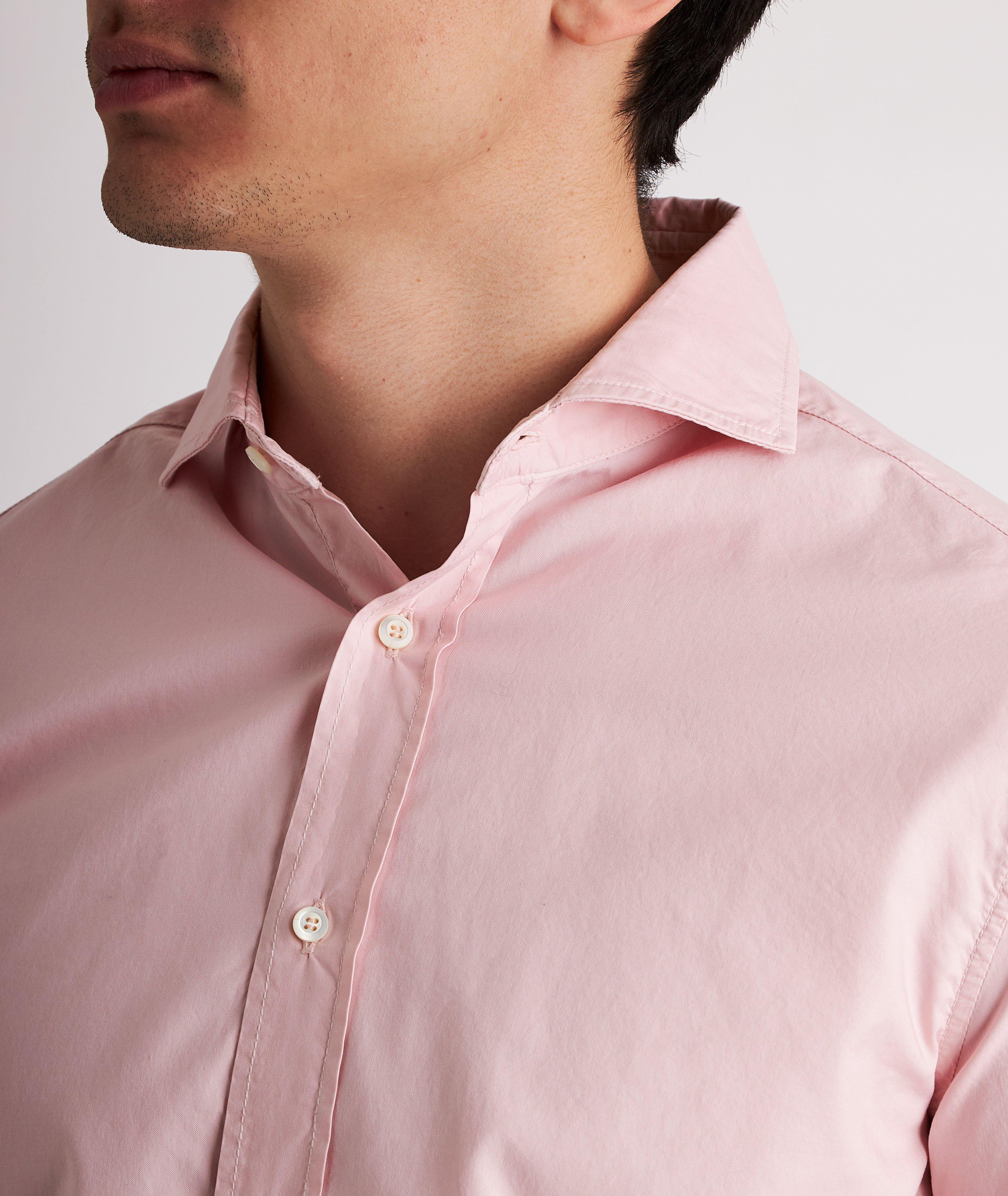 Chemise en coton de coupe contemporaine image 3