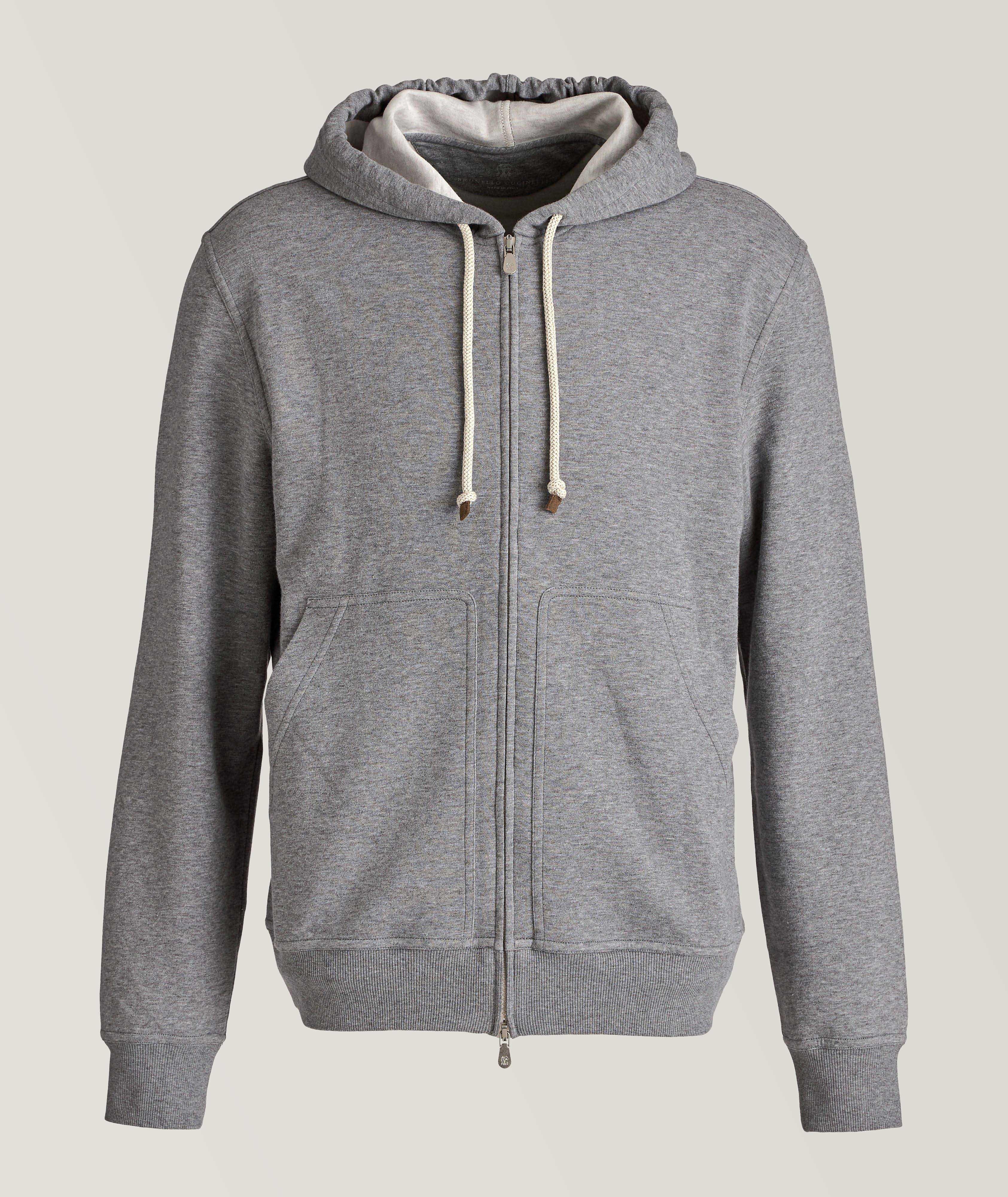 Zip-Up Hooded Sweater image 0