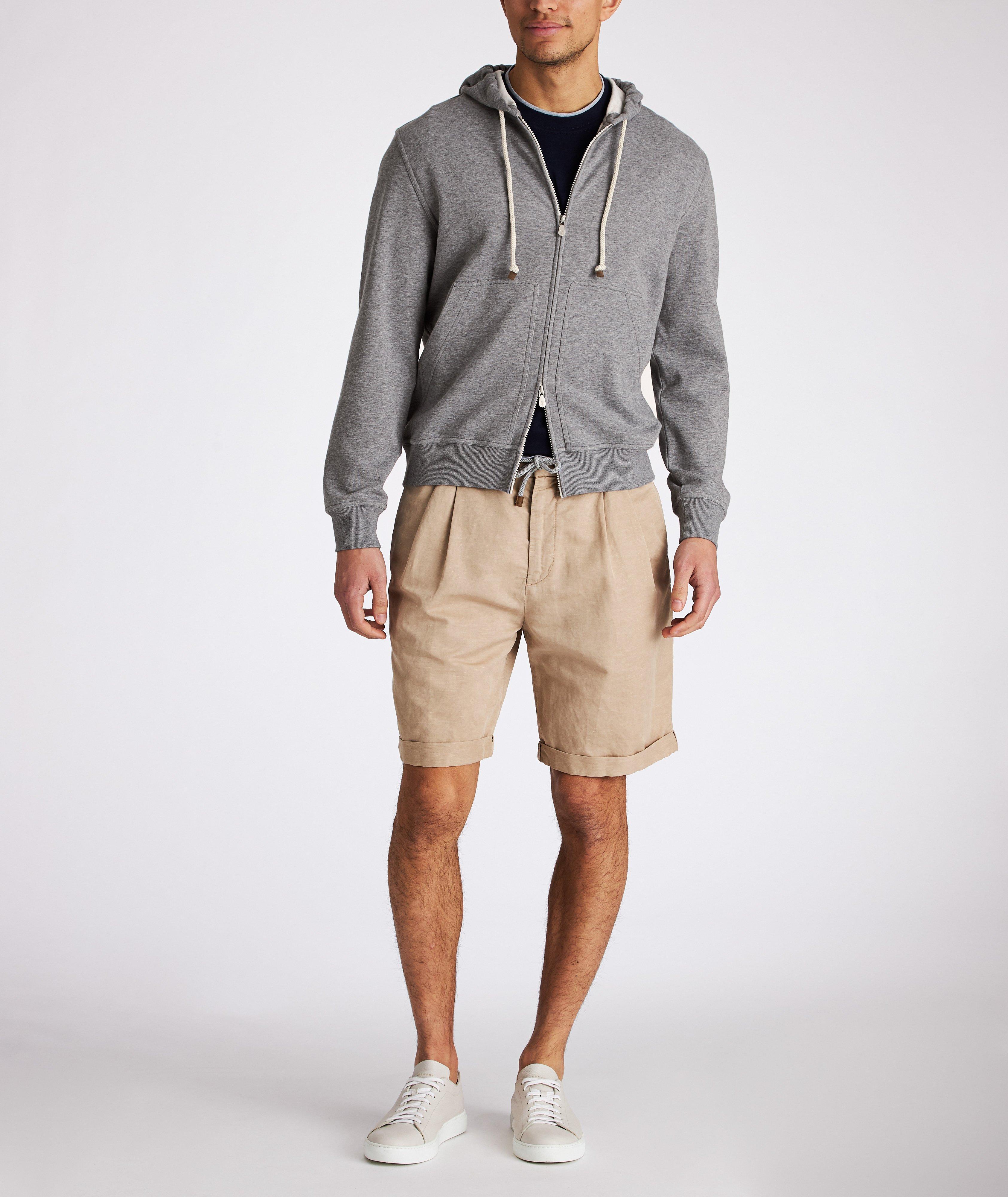 Zip-Up Hooded Sweater image 3