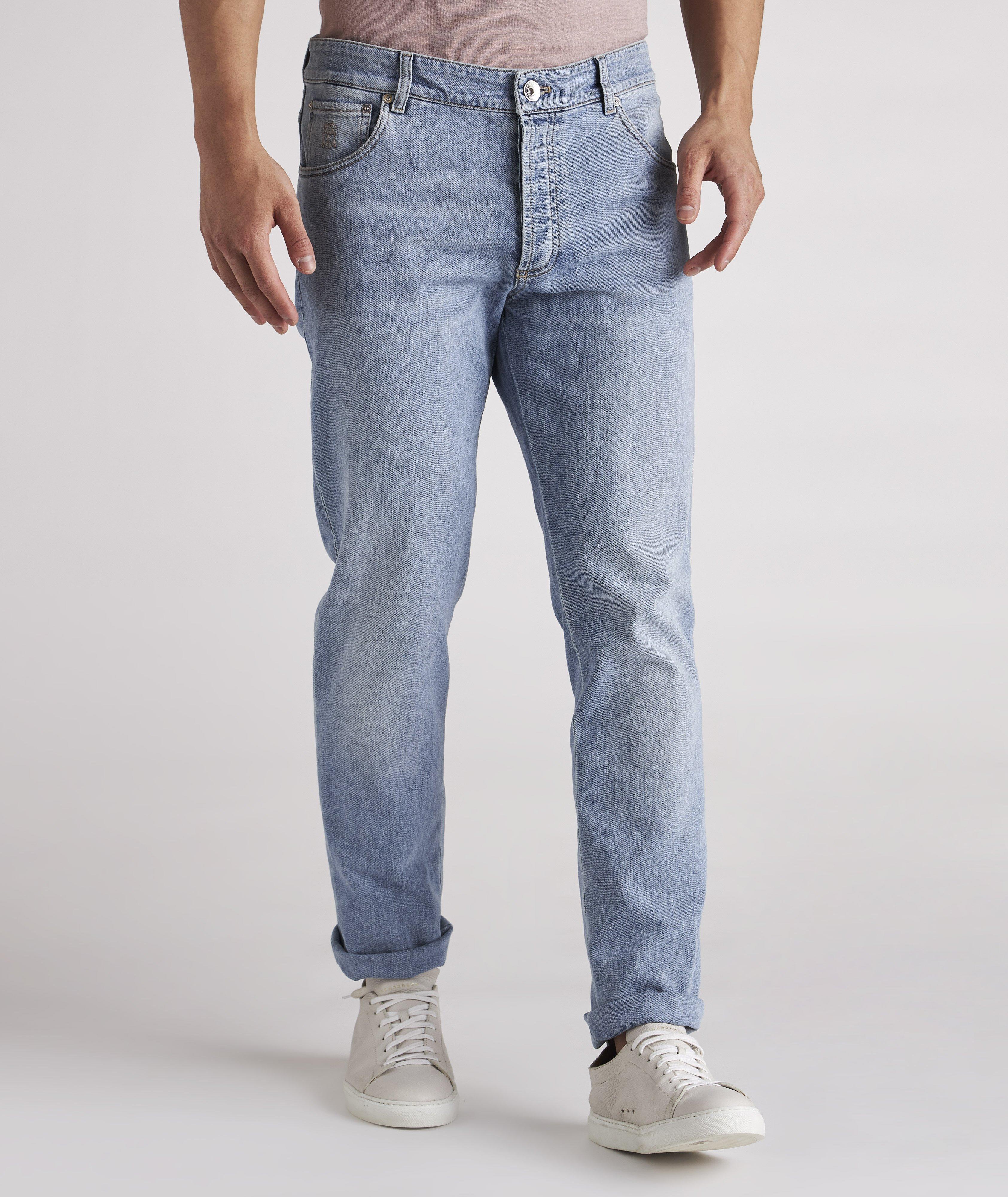 Skinny-Fit Stretch-Cotton Jeans image 2