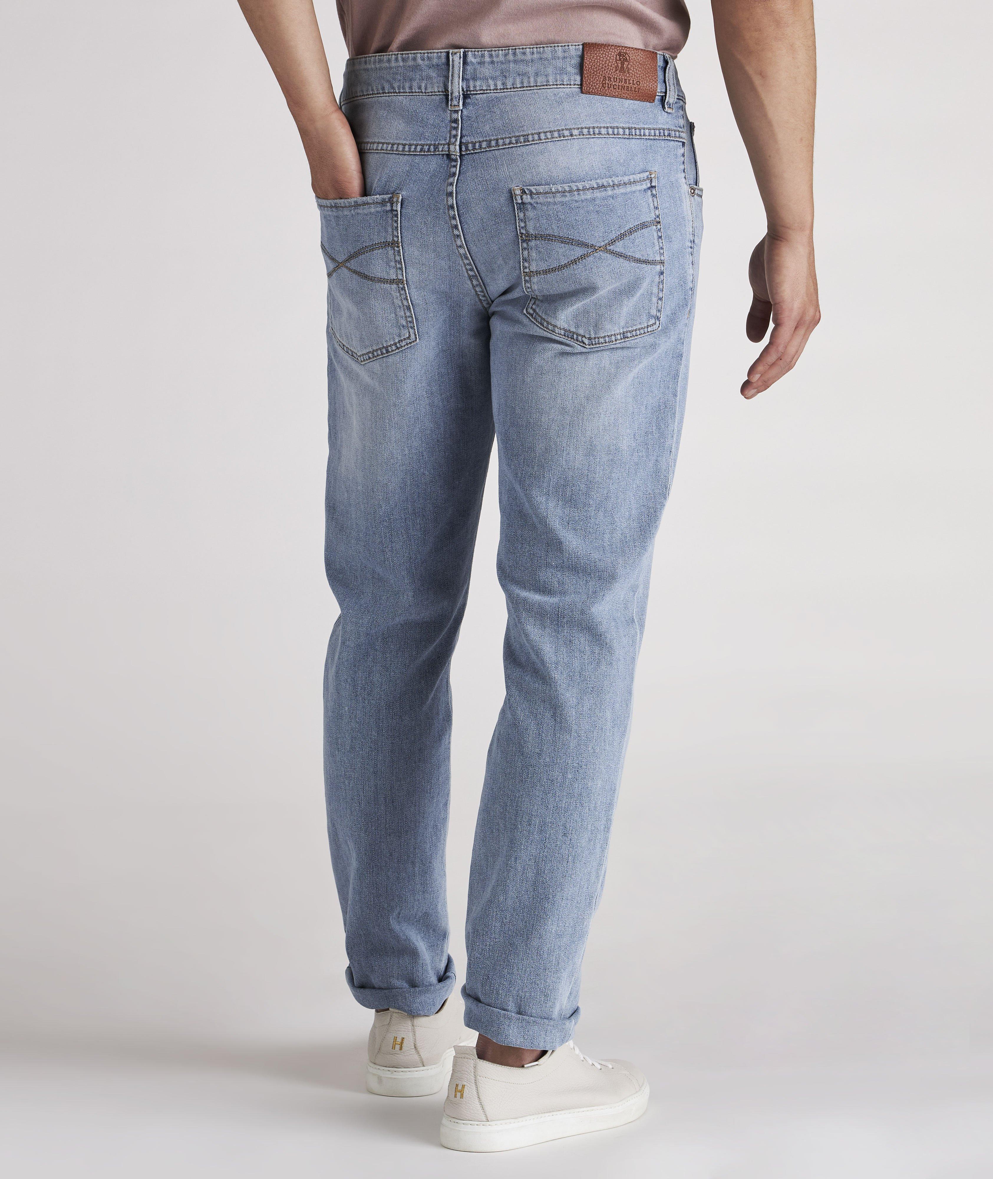Skinny-Fit Stretch-Cotton Jeans image 3