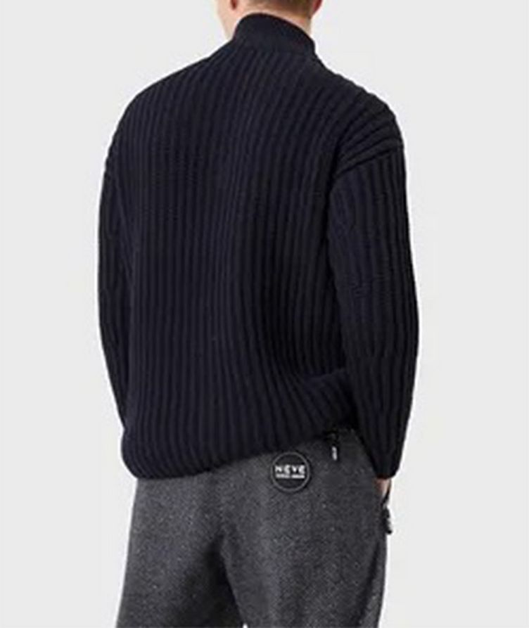 Neve Half-Zip Wool-Cashmere Sweater image 1