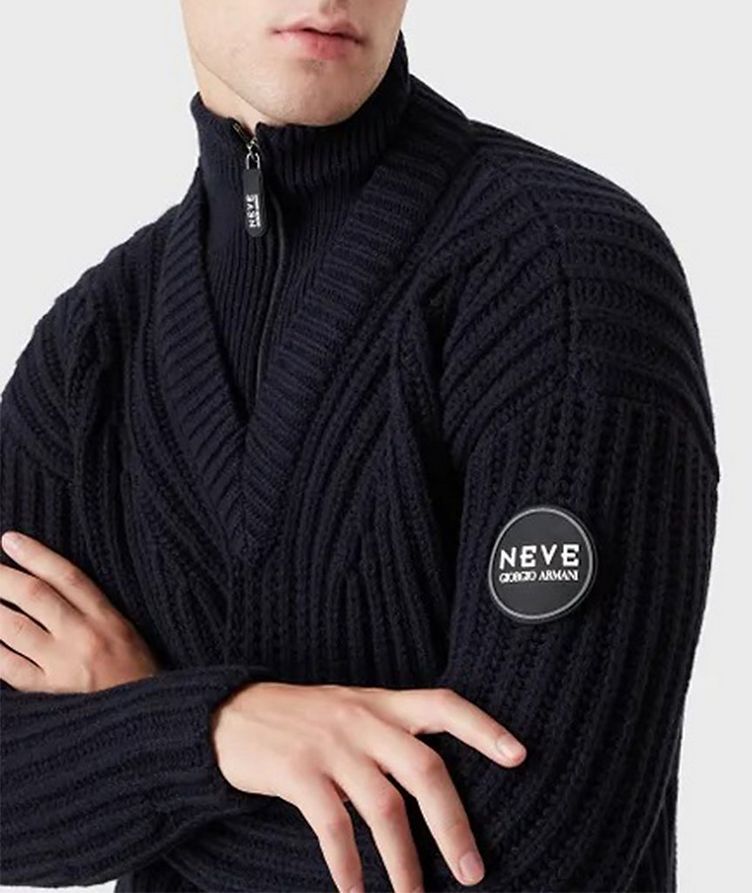 Neve Half-Zip Wool-Cashmere Sweater image 2