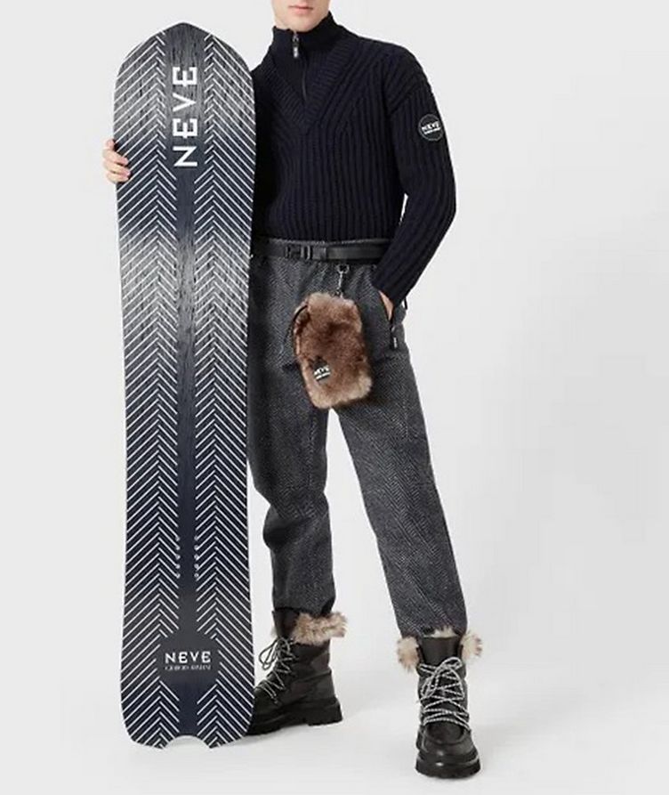Neve Half-Zip Wool-Cashmere Sweater image 3