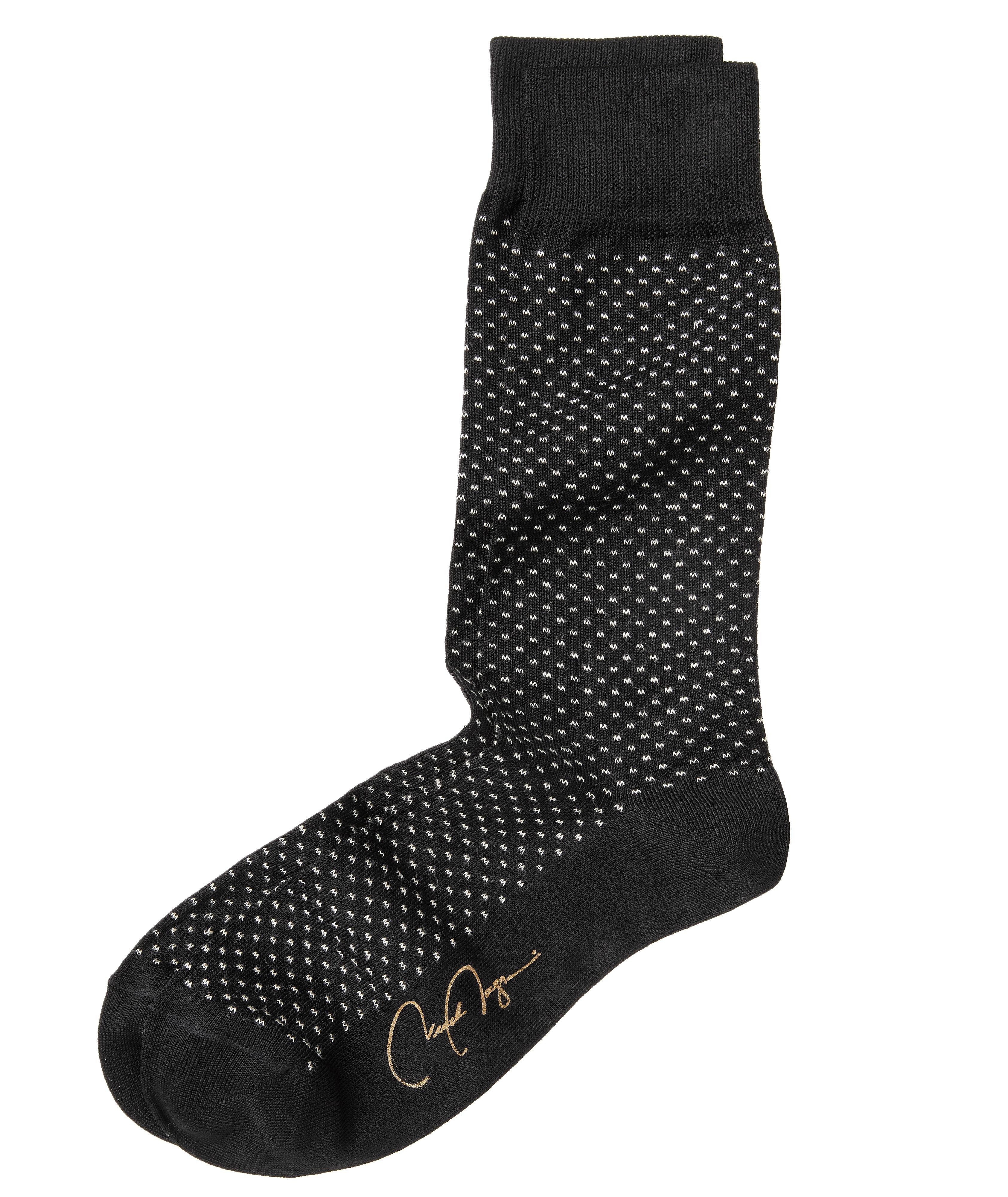 Dotted Stretch-Cotton Socks image 0