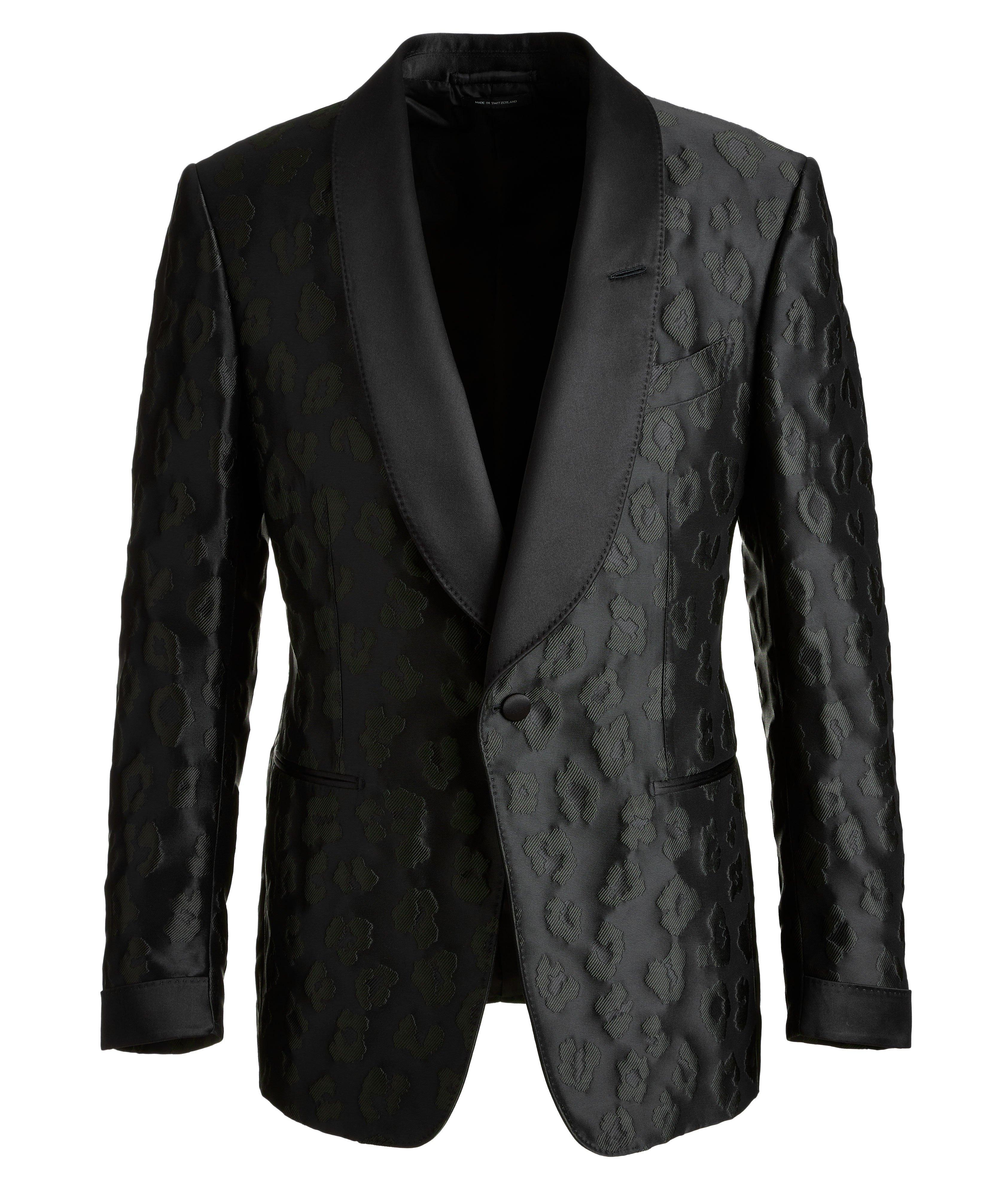 Shelton Leopard Tuxedo Jacket image 0