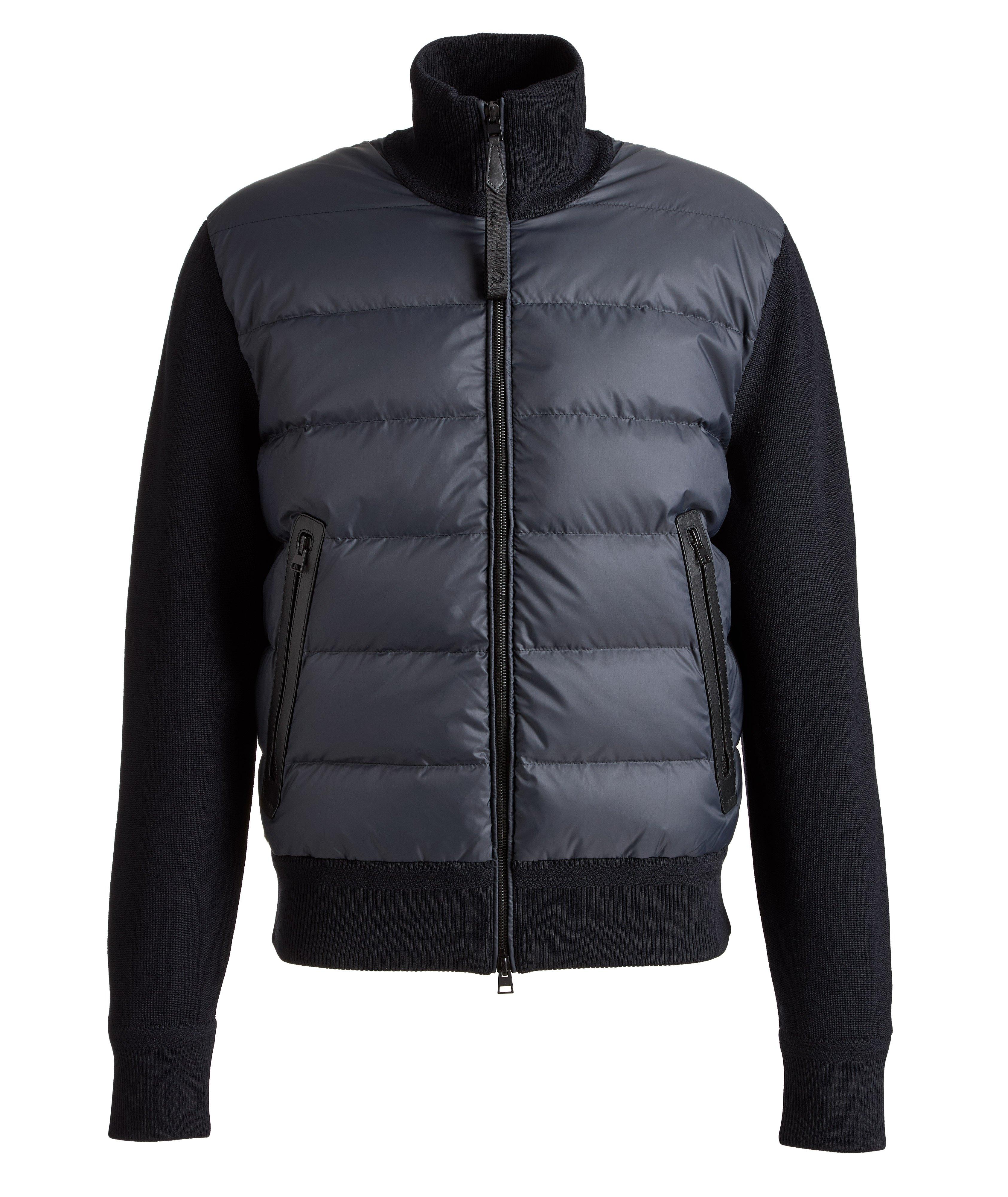 Blouson hybride en laine image 0