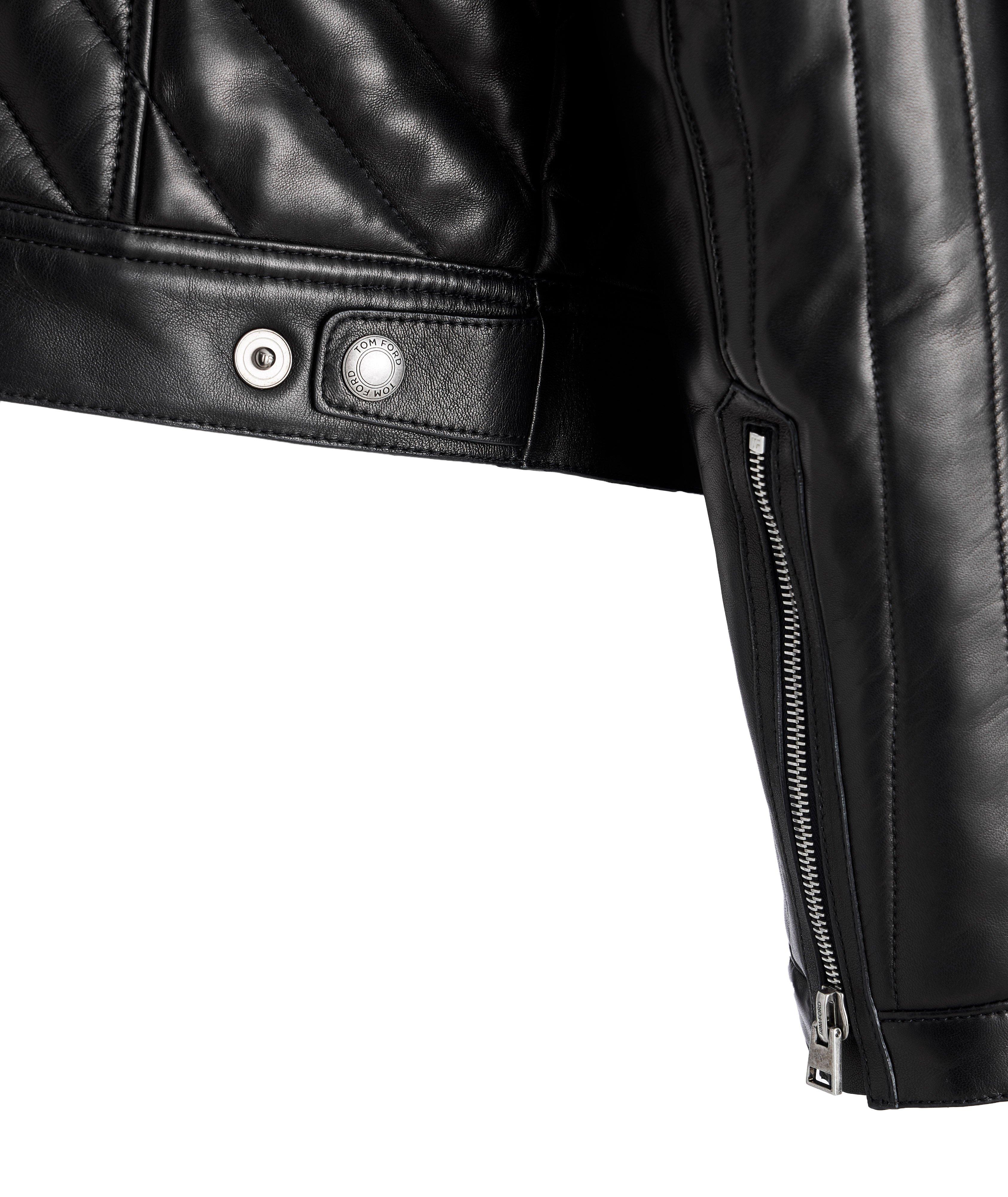 TOM FORD Quilted Lambskin Biker Jacket | Leather | Harry Rosen