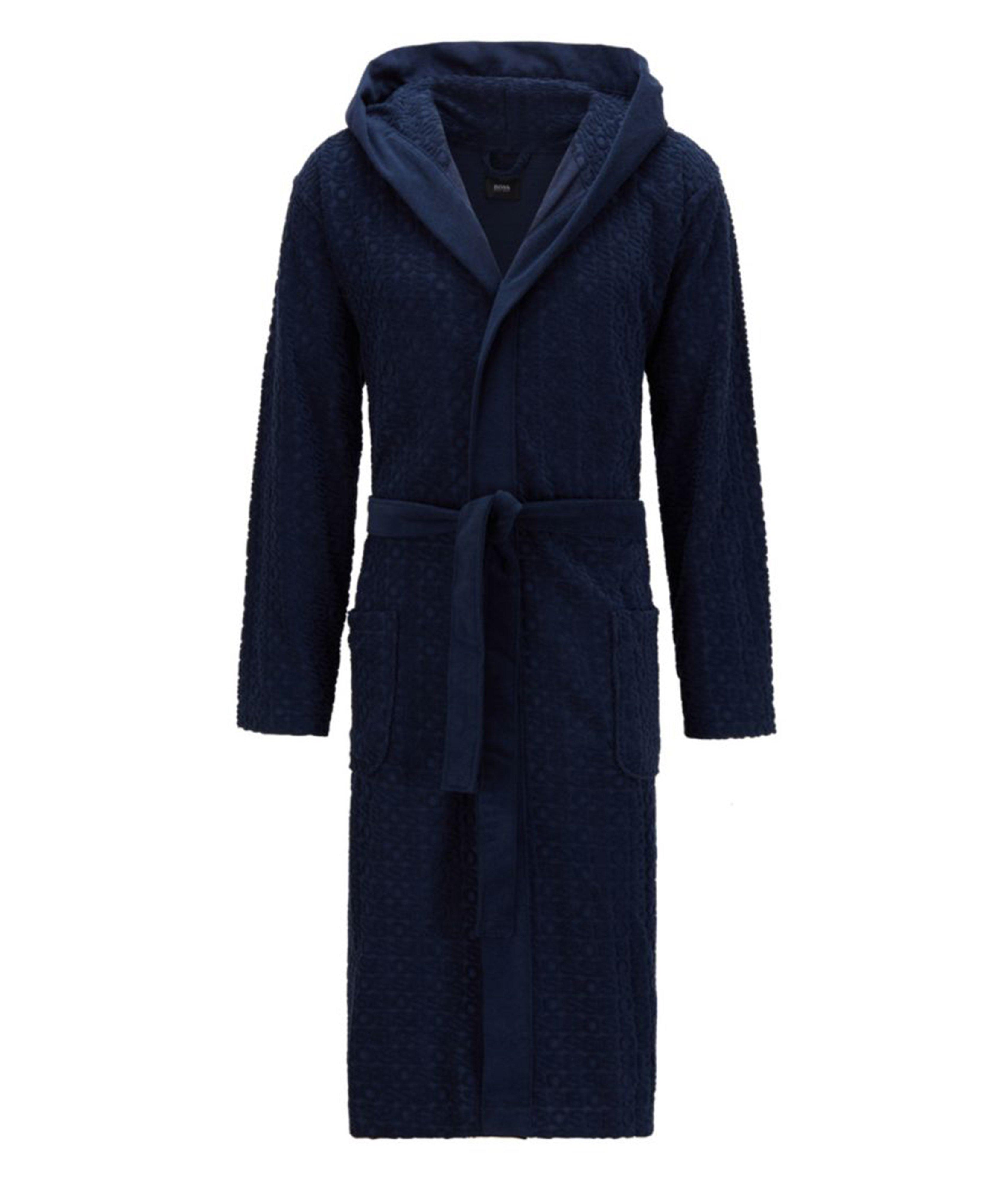 BOSS Logo Terry Cotton-Blend Robe | Pyjamas & Loungewear | Harry Rosen