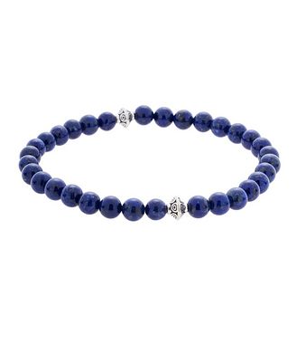 Edward Armah Bracelet de billes de lapis-lazuli