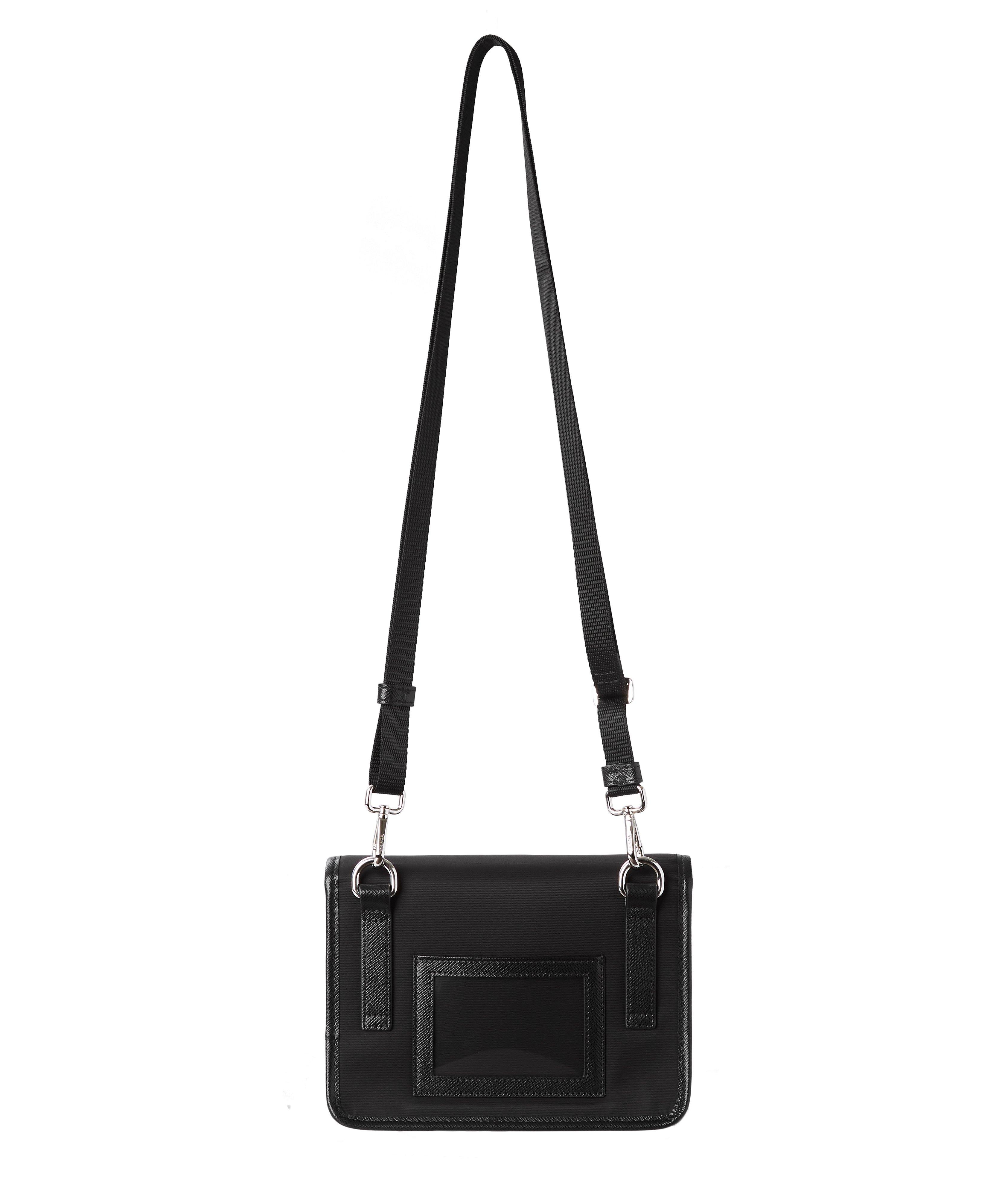 Nylon and Saffiano Leather Smart Phone Carrier image 1