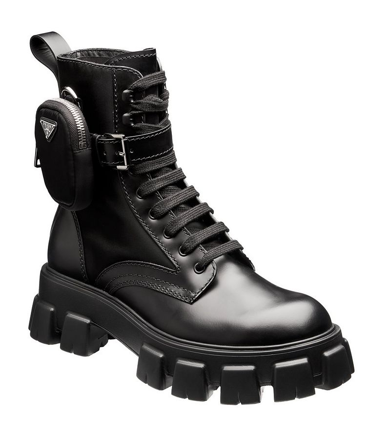 Monolith Leather and Nylon Boots image 0