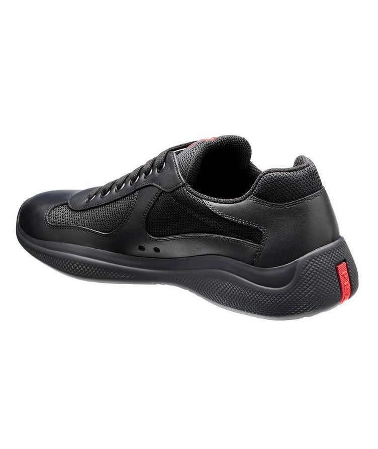 New America'S Cup Leather Bike Sneakers image 1