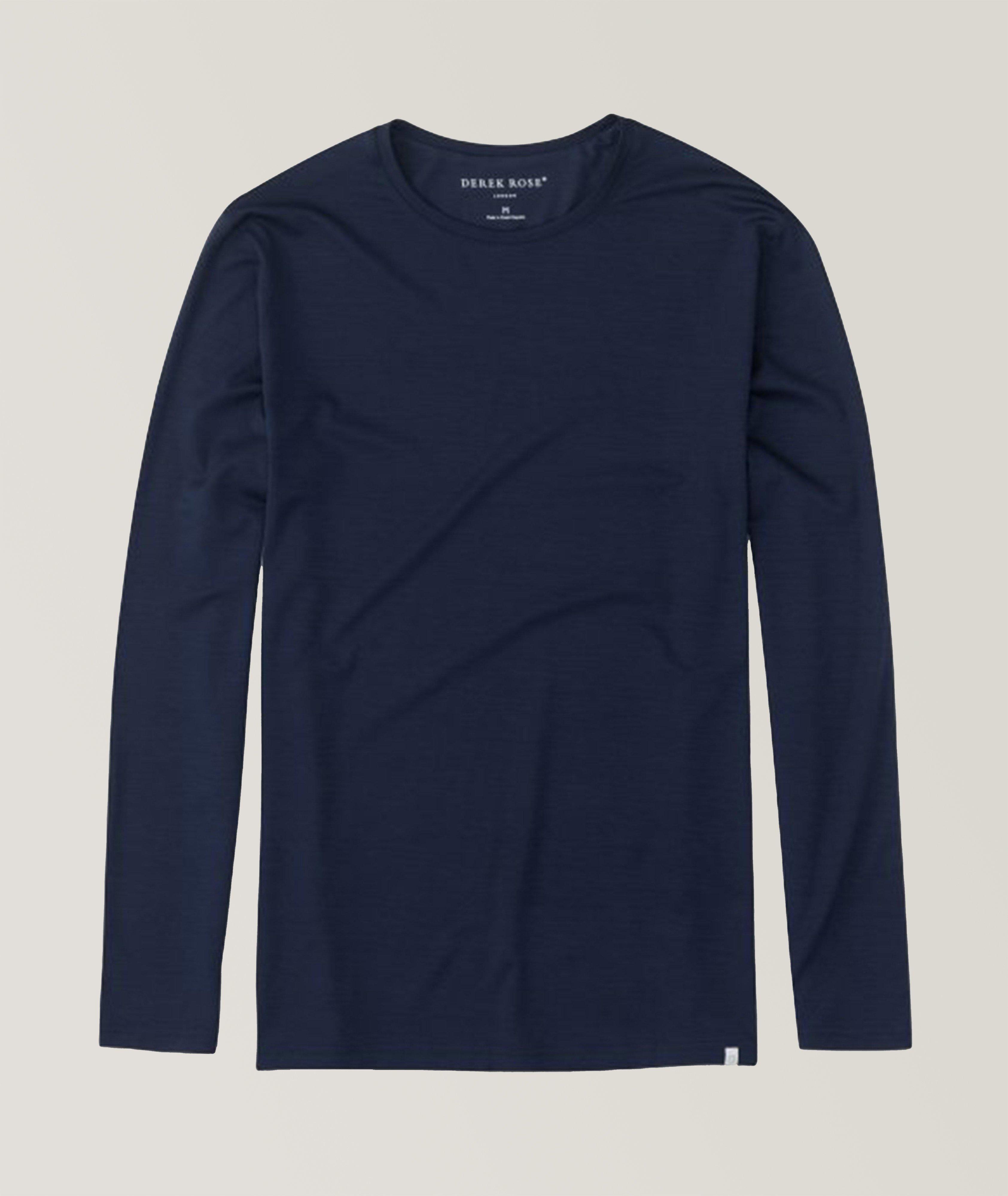 Basel Long-Sleeve Stretch-Micromodal T-Shirt image 0