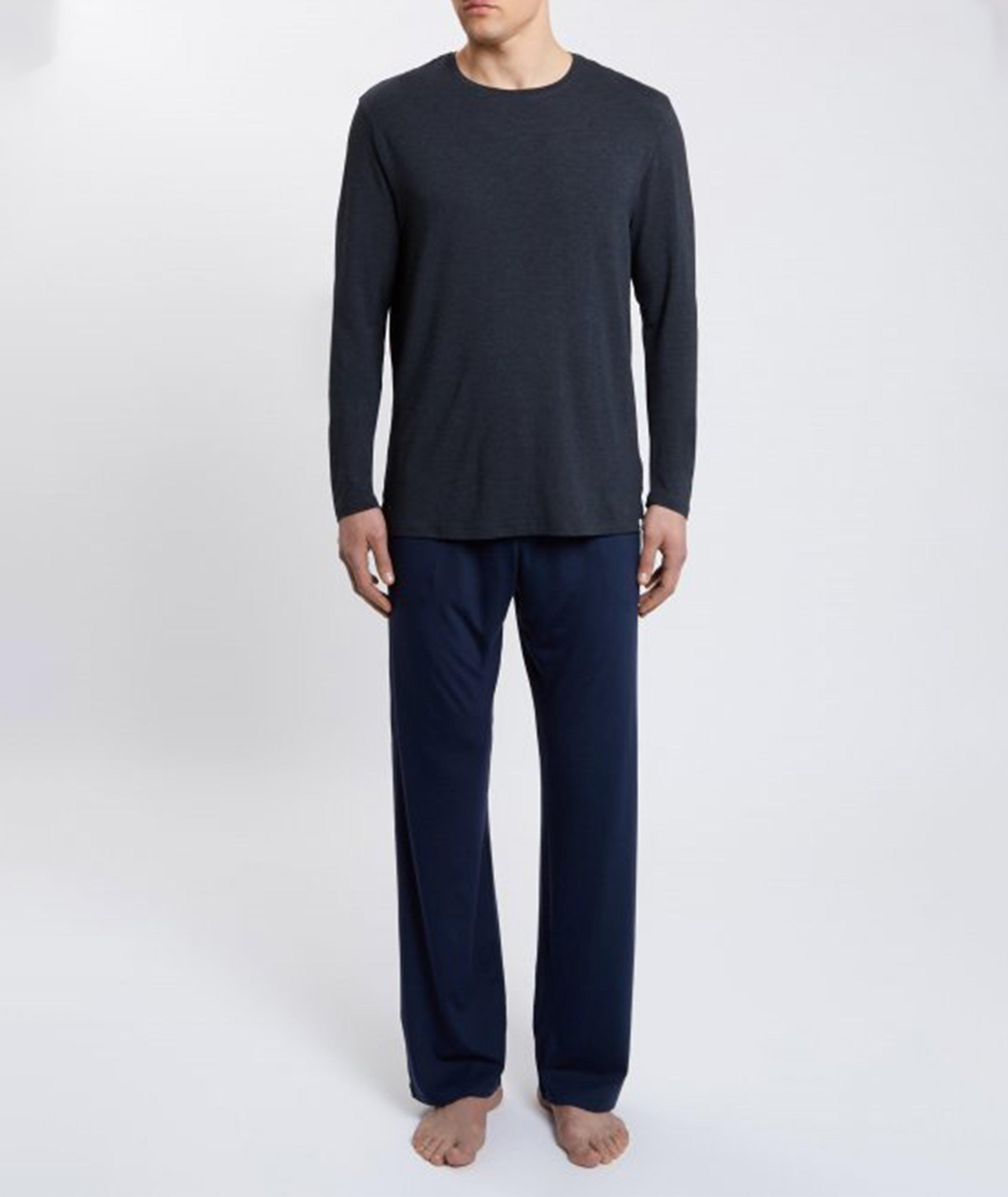 Marlowe Long-Sleeve Stretch-Micromodal T-Shirt image 2