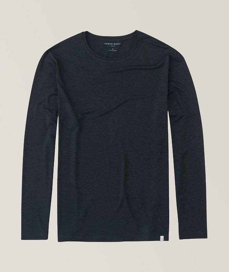 Marlowe Long-Sleeve Stretch-Micromodal T-Shirt image 0