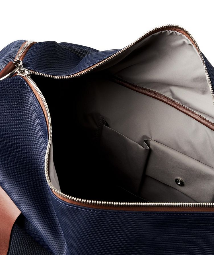 Nylon and Leather Duffel Bag image 3