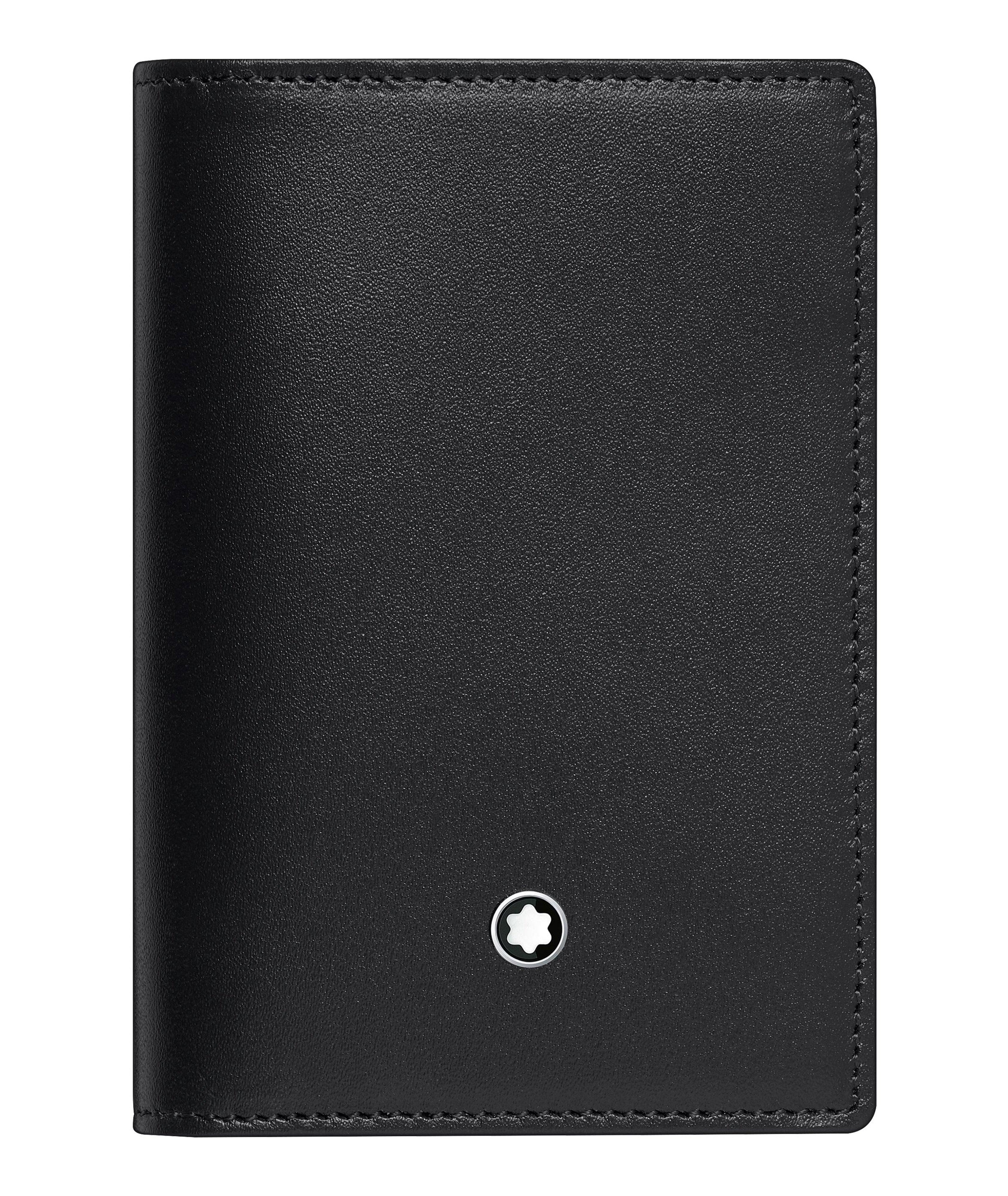 Porte-carte plié en cuir, collection Meisterstück image 0
