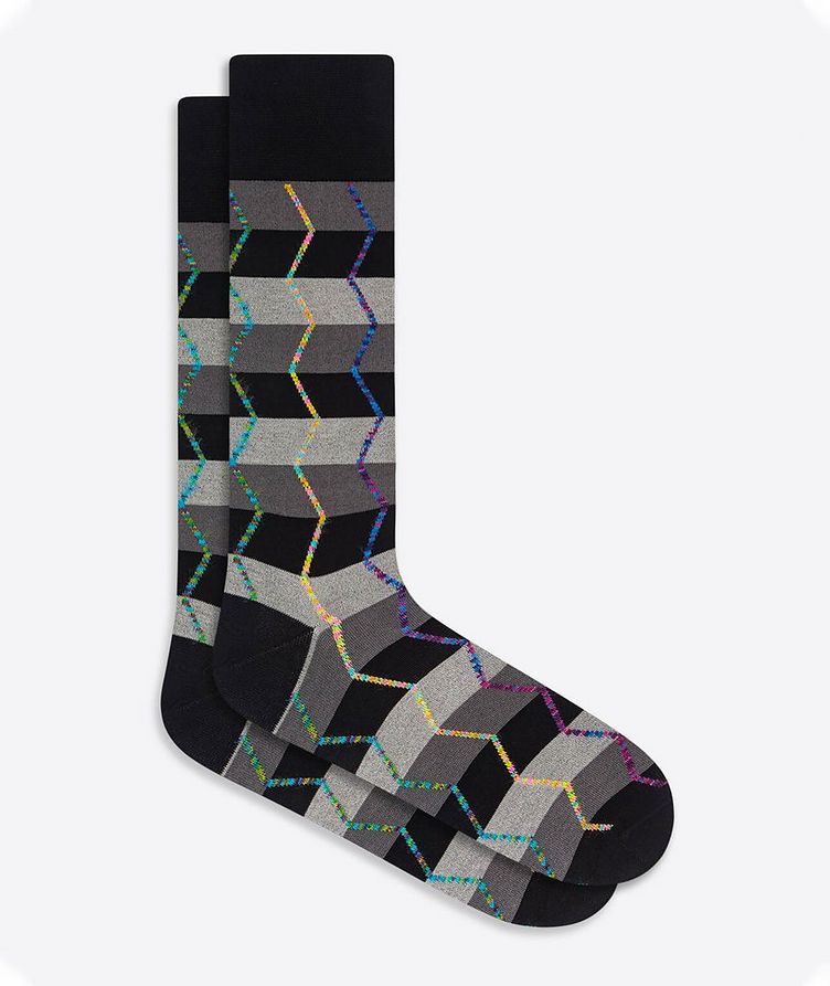 Printed Dress Socks image 0