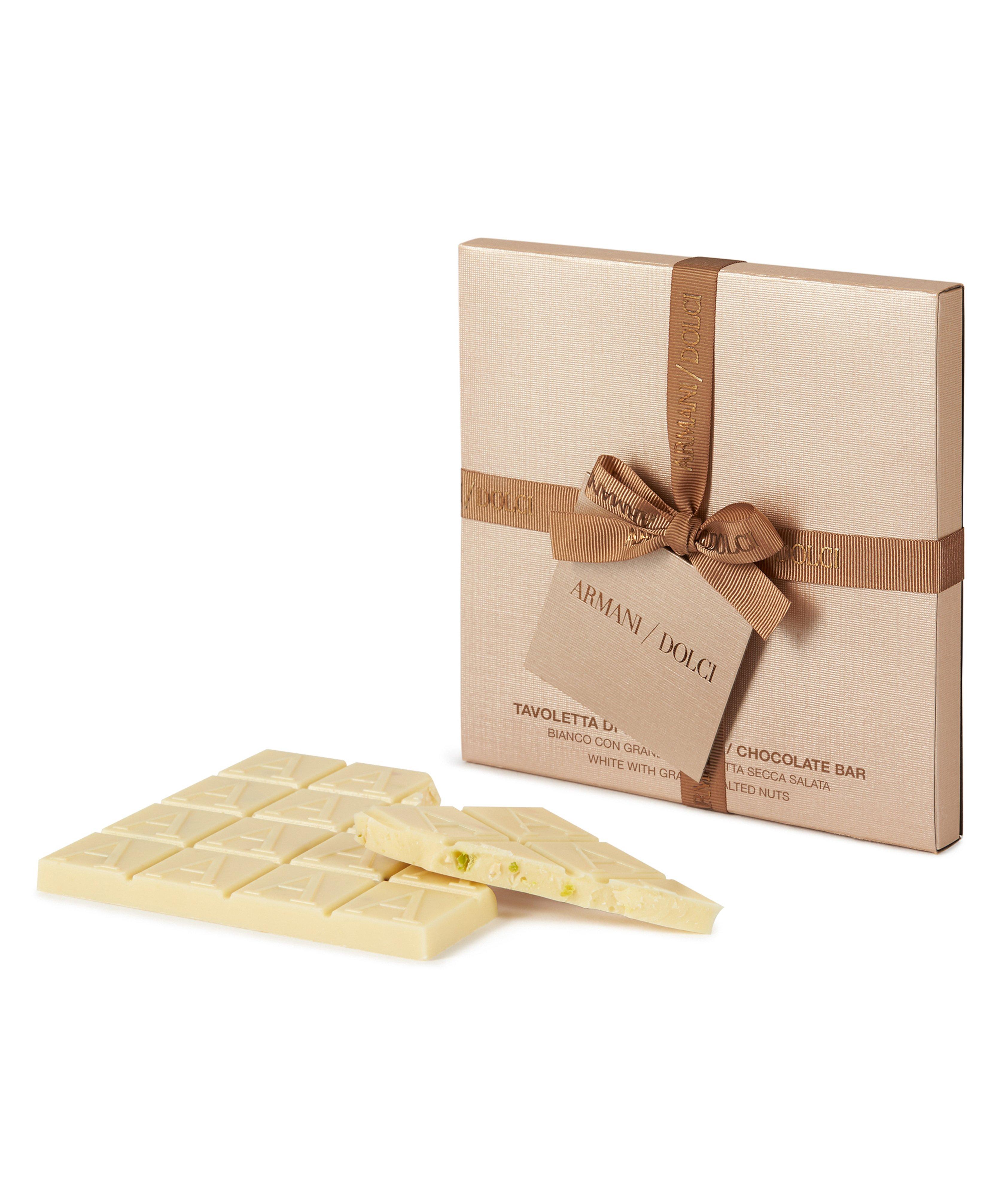 White Chocolate Bar with Salted Nuts image 0