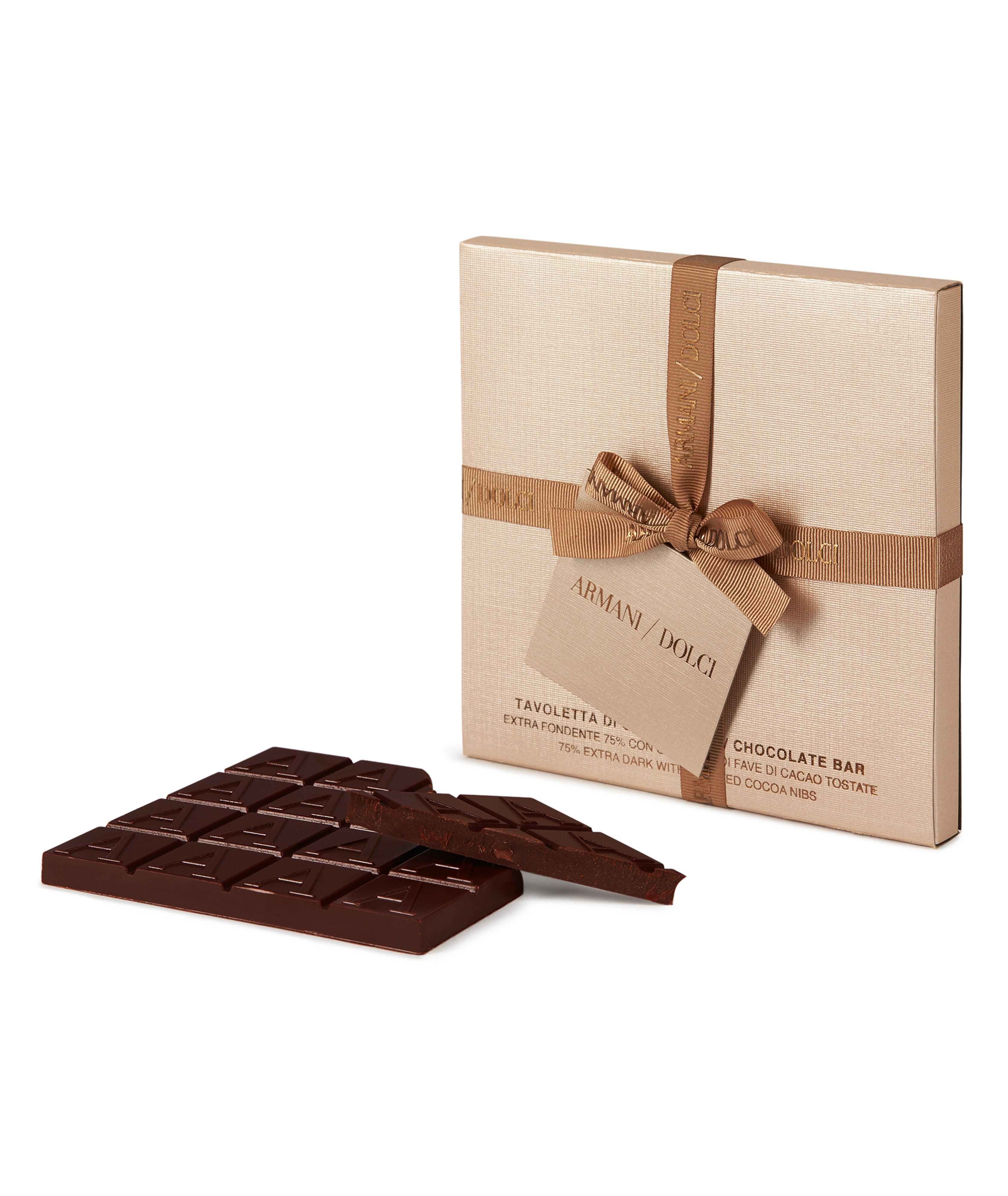 Extra-Dark Chocolate Bar with Roasted Cocoa Beans image 0