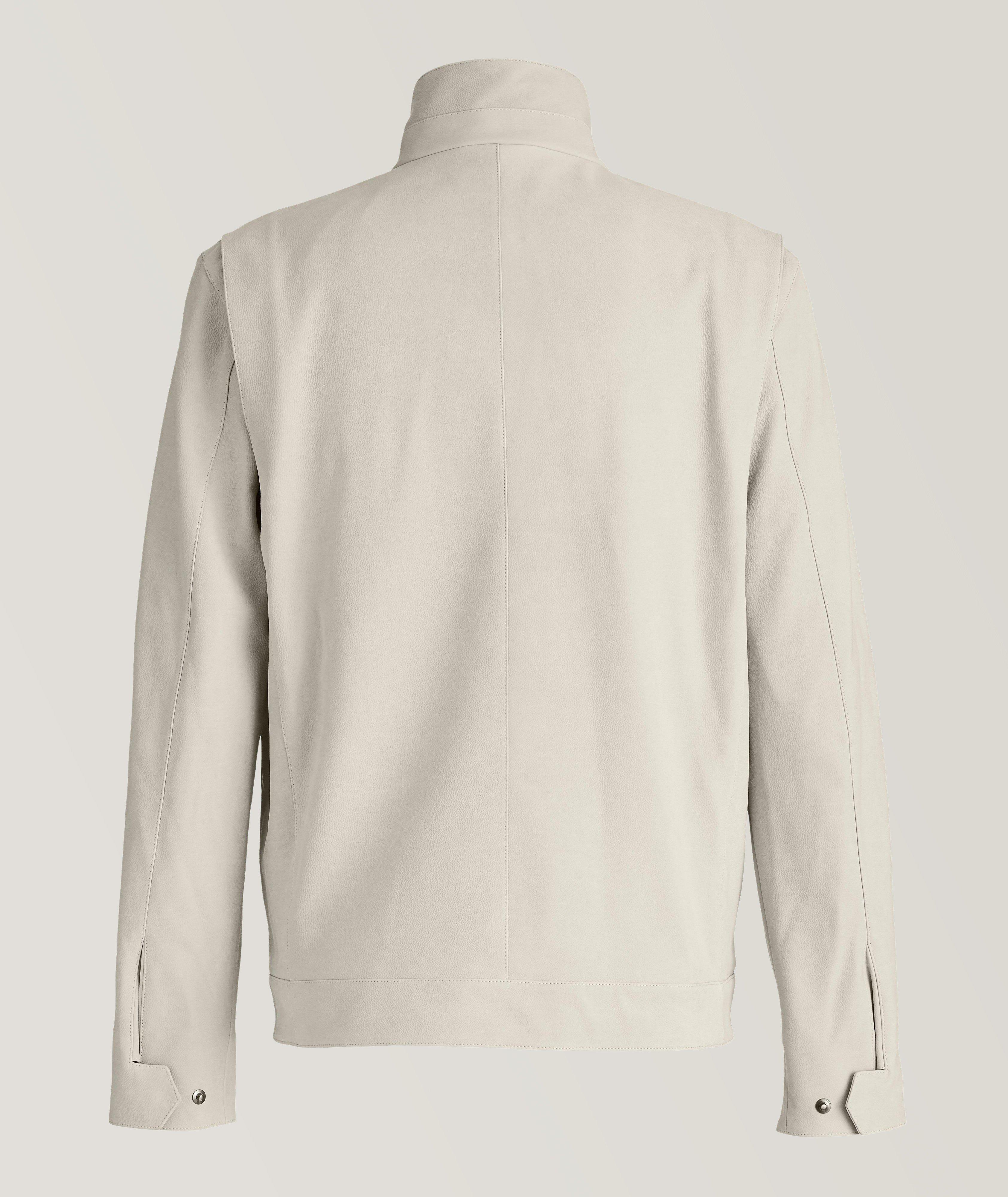 Blouson en cuir de veau image 1