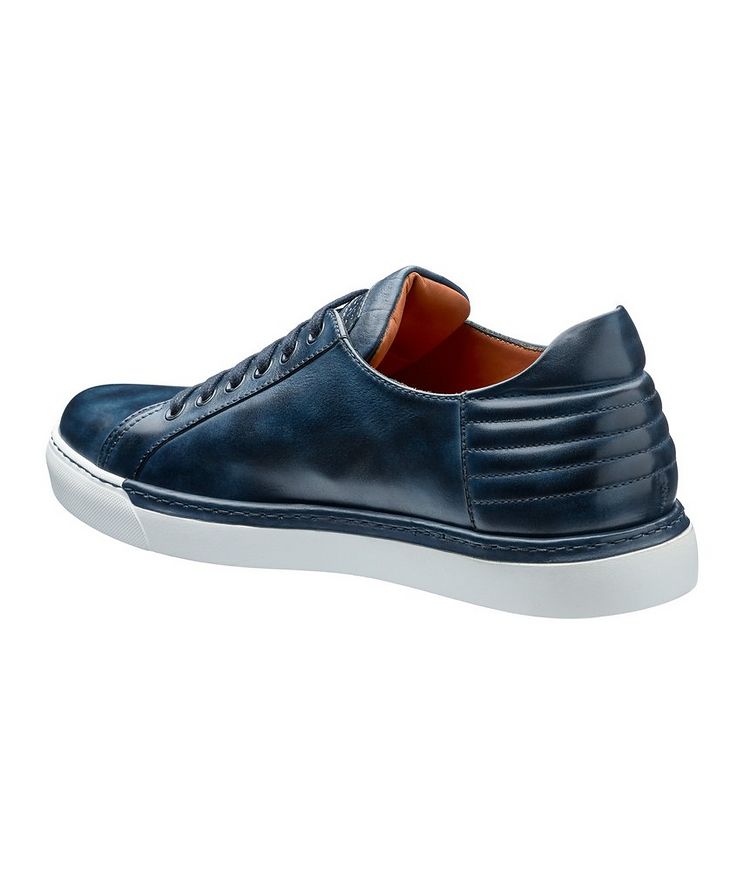 Burnished Leather Sneakers image 1