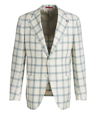 Isaia Marechiaro Wool, Silk, and Linen Sports Jacket