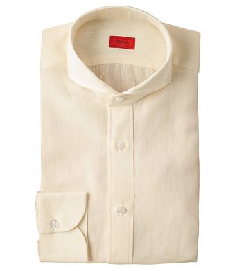 Isaia Contemporary-Fit Linen Shirt