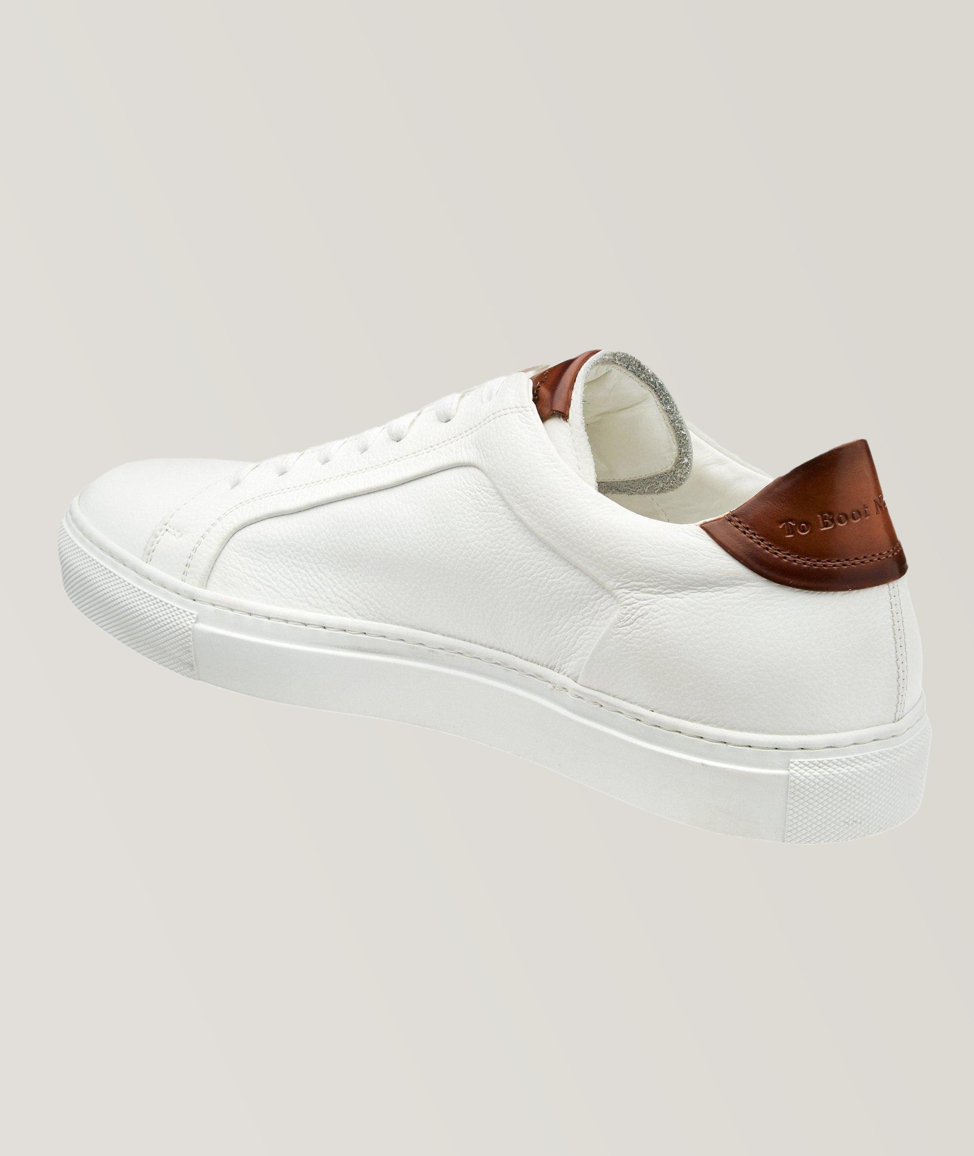 Soft Tumbled Leather Low-Tops image 1