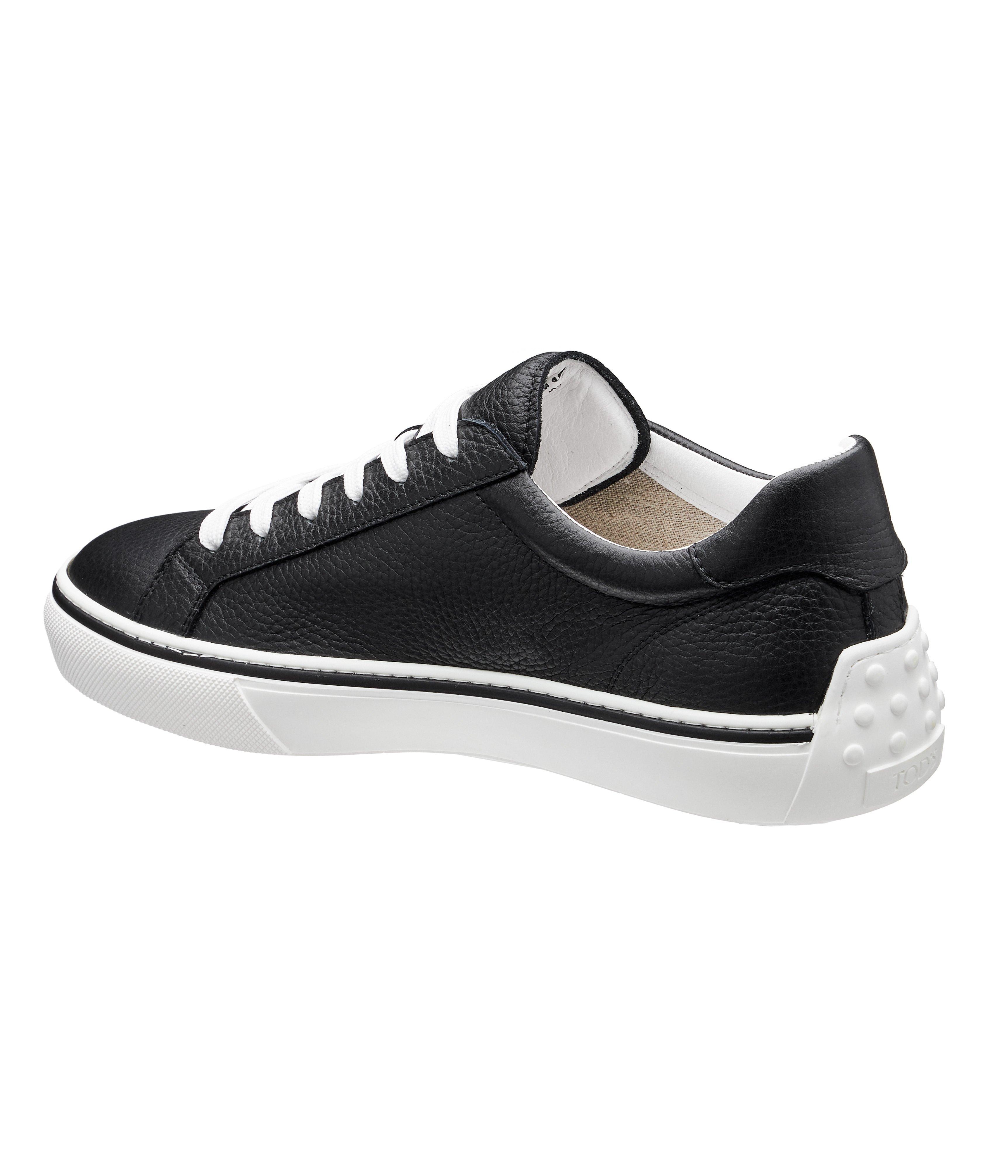 Leather Low-Top Sneakers image 1