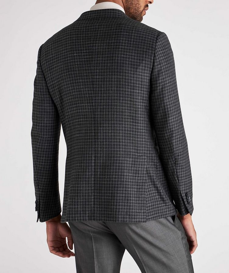 Milano Easy Check Wool-Silk-Linen Sports Jacket image 2