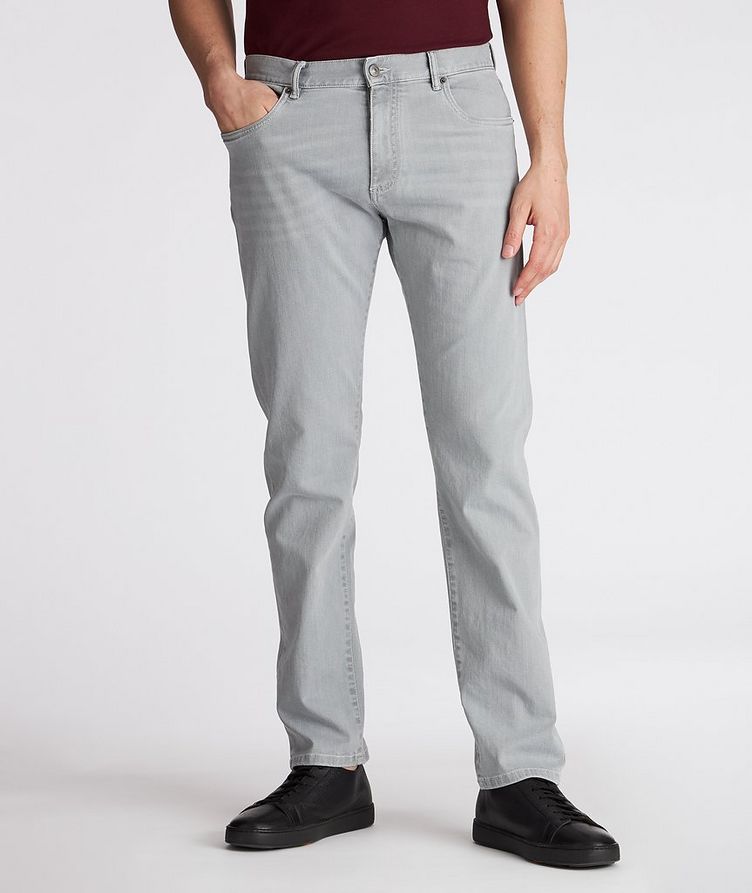 Slim-Fit Stretch-Cotton Pants image 1