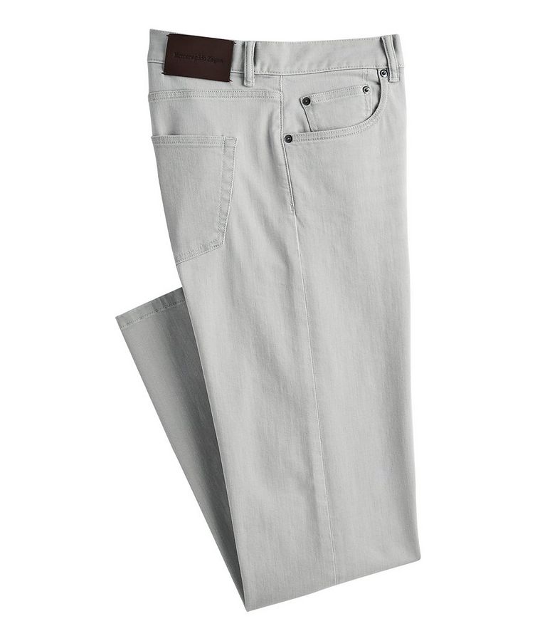 Slim-Fit Stretch-Cotton Pants image 0