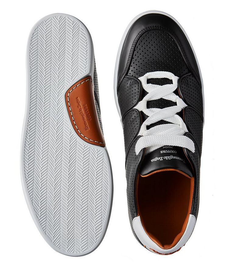 Couture Tiziano Perforated Calfskin Sneakers image 2