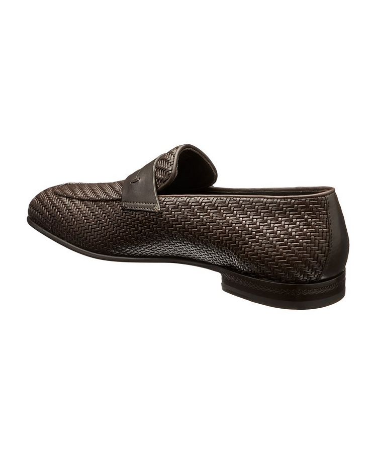 L'Asola Woven Leather Loafers image 1