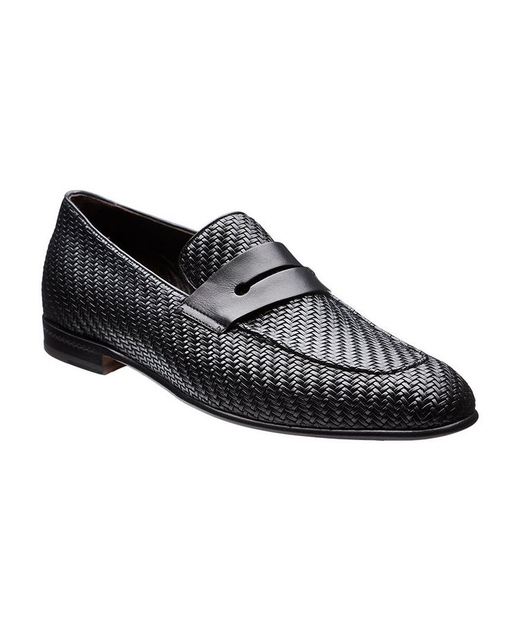 L'Asola Woven Leather Loafers image 0