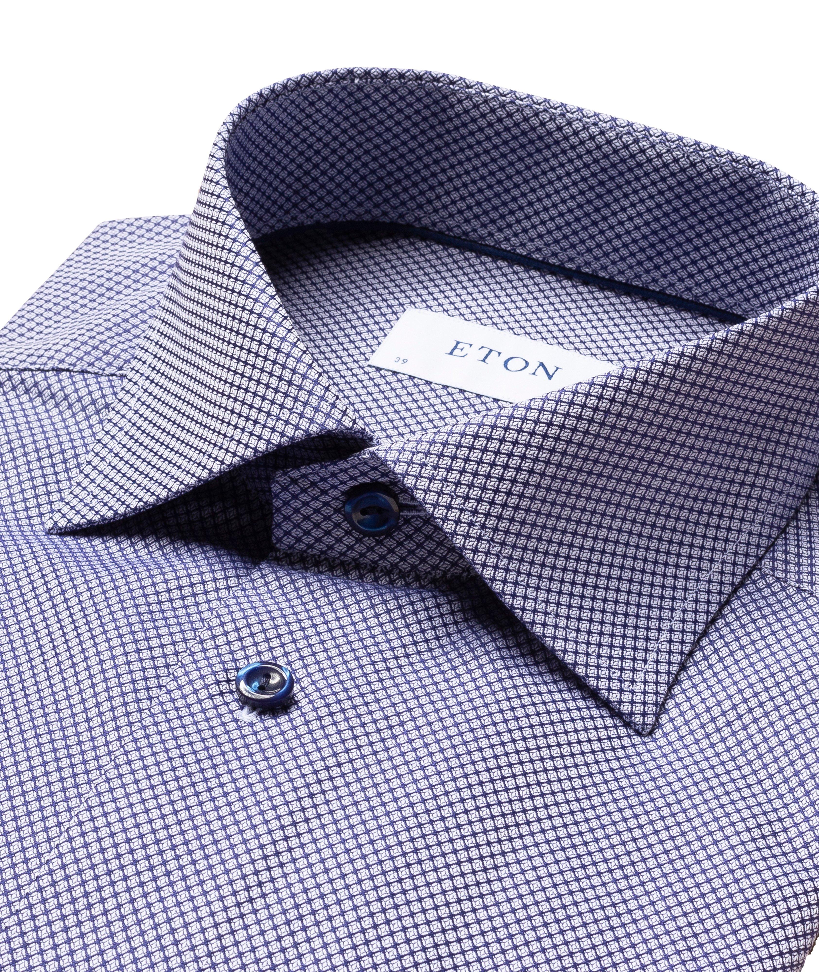 Slim-Fit Bird's Eye Dress Shirt image 3