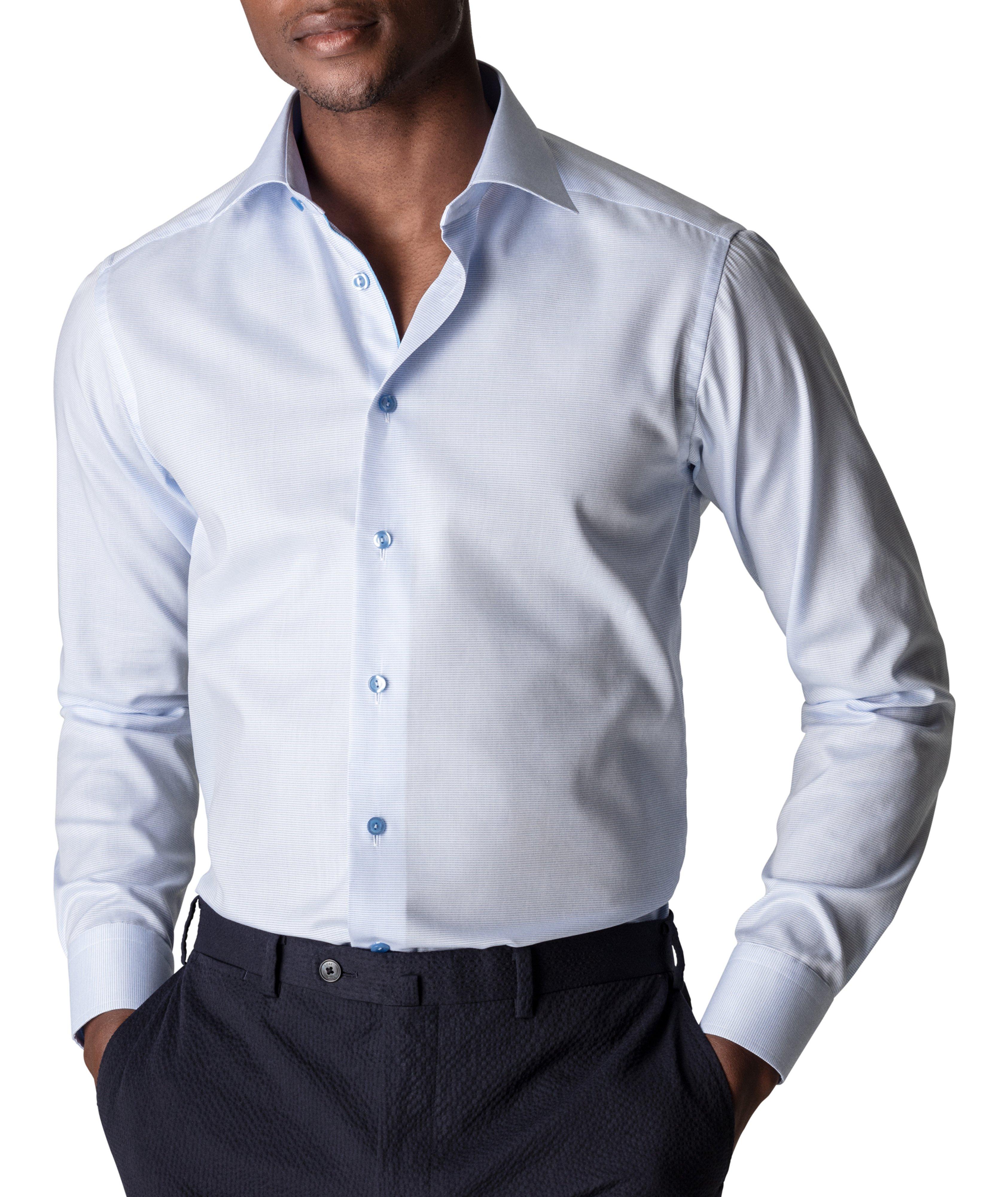 Chemise habillée texturée de coupe amincie image 1