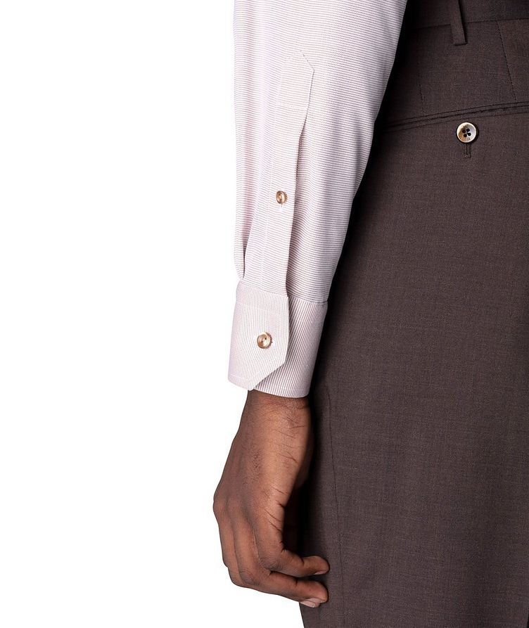 Slim-Fit Textured Dress Shirt image 3